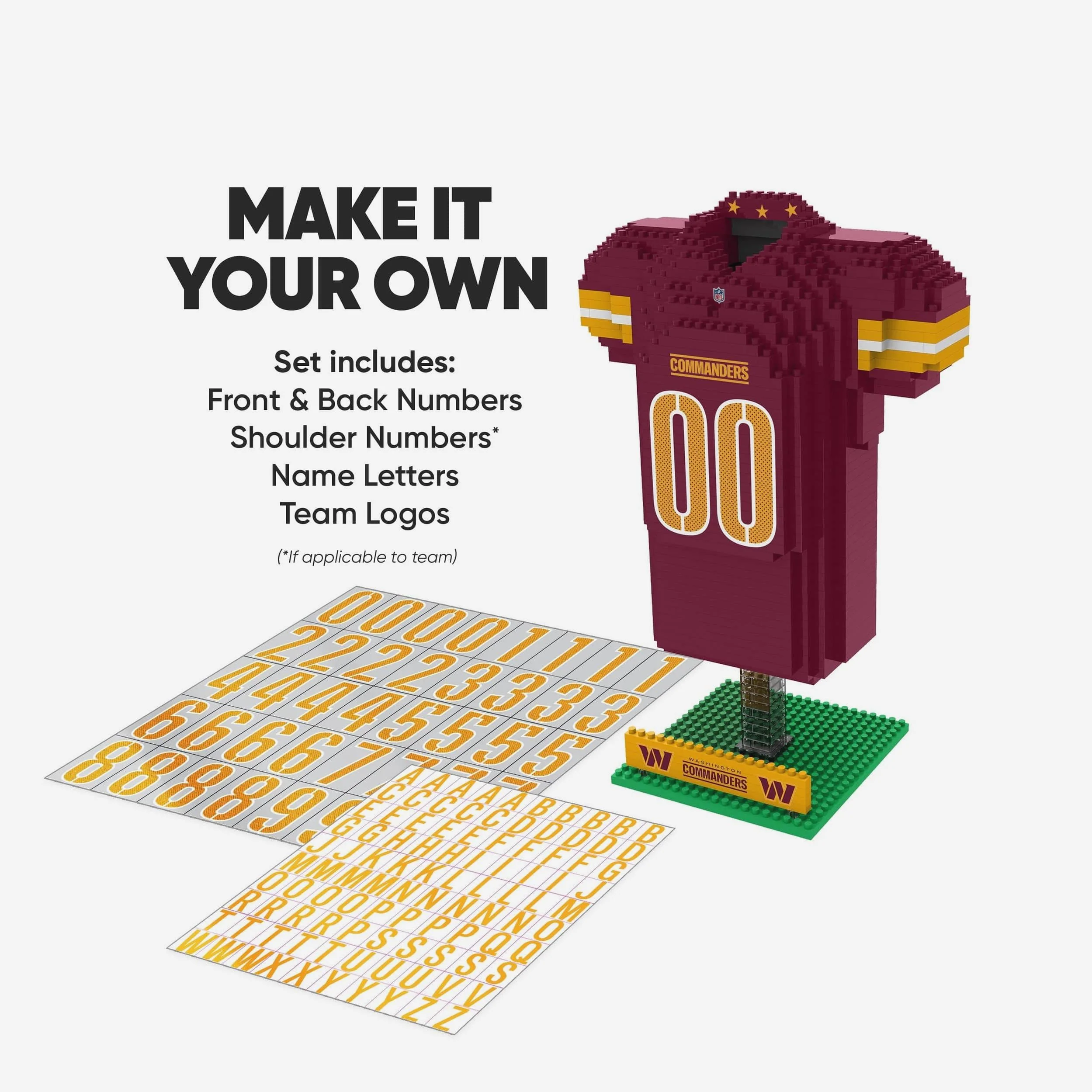 Washington Commanders BRXLZ Jersey - Image 2