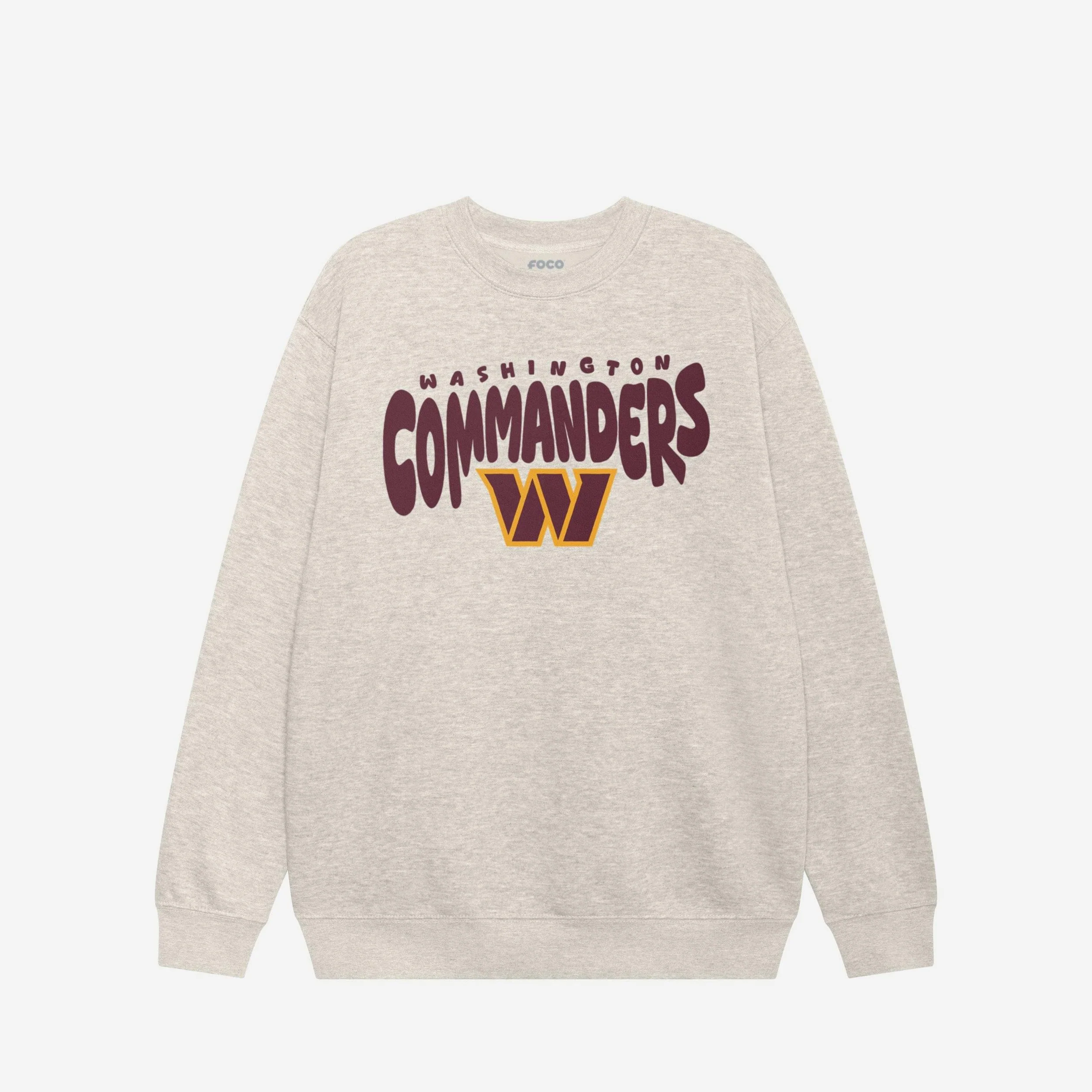 Washington Commanders Bubble Crew Neck Sweatshirt
