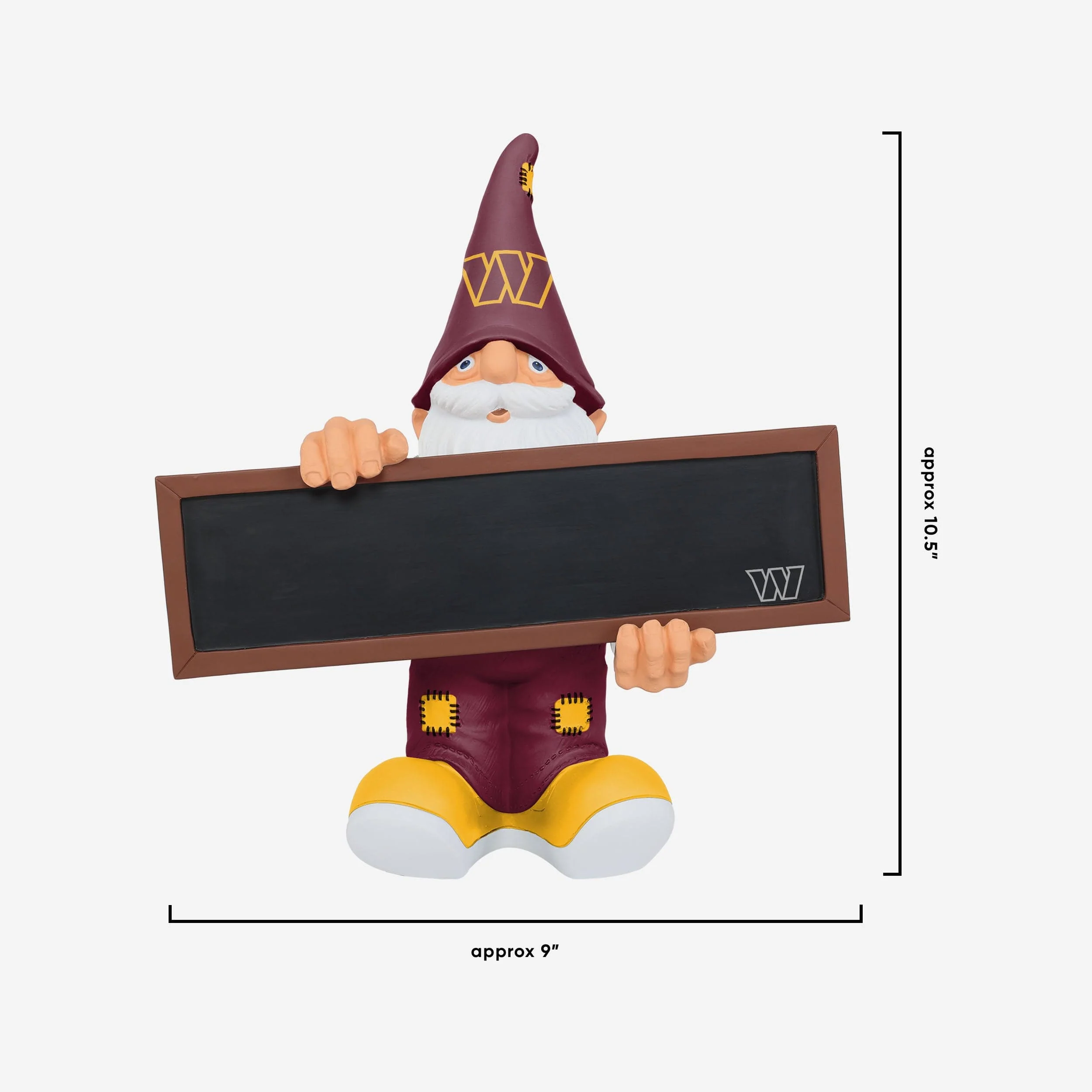 Washington Commanders Chalkboard Sign Gnome - Image 4