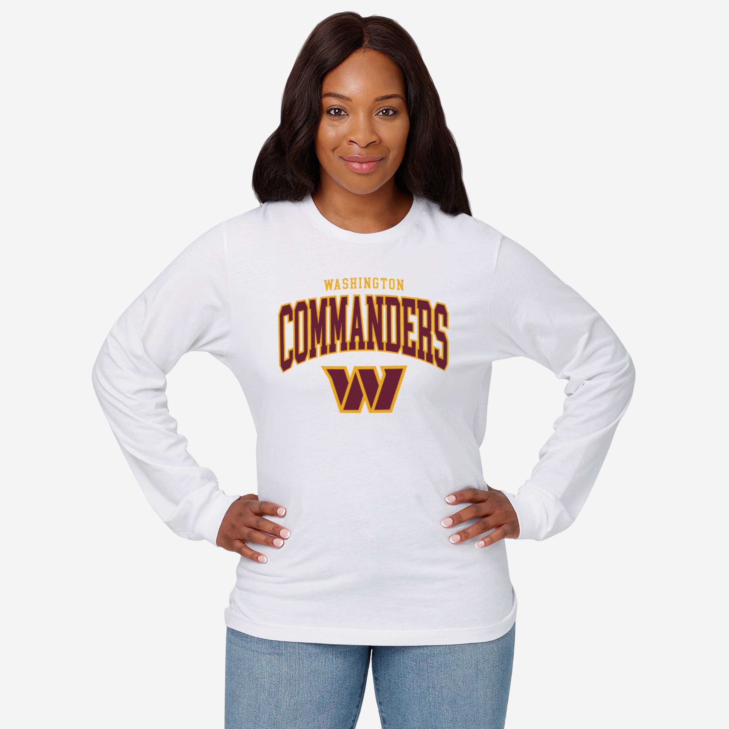 Washington Commanders Classic Logo Long Sleeve T-Shirt - Image 2