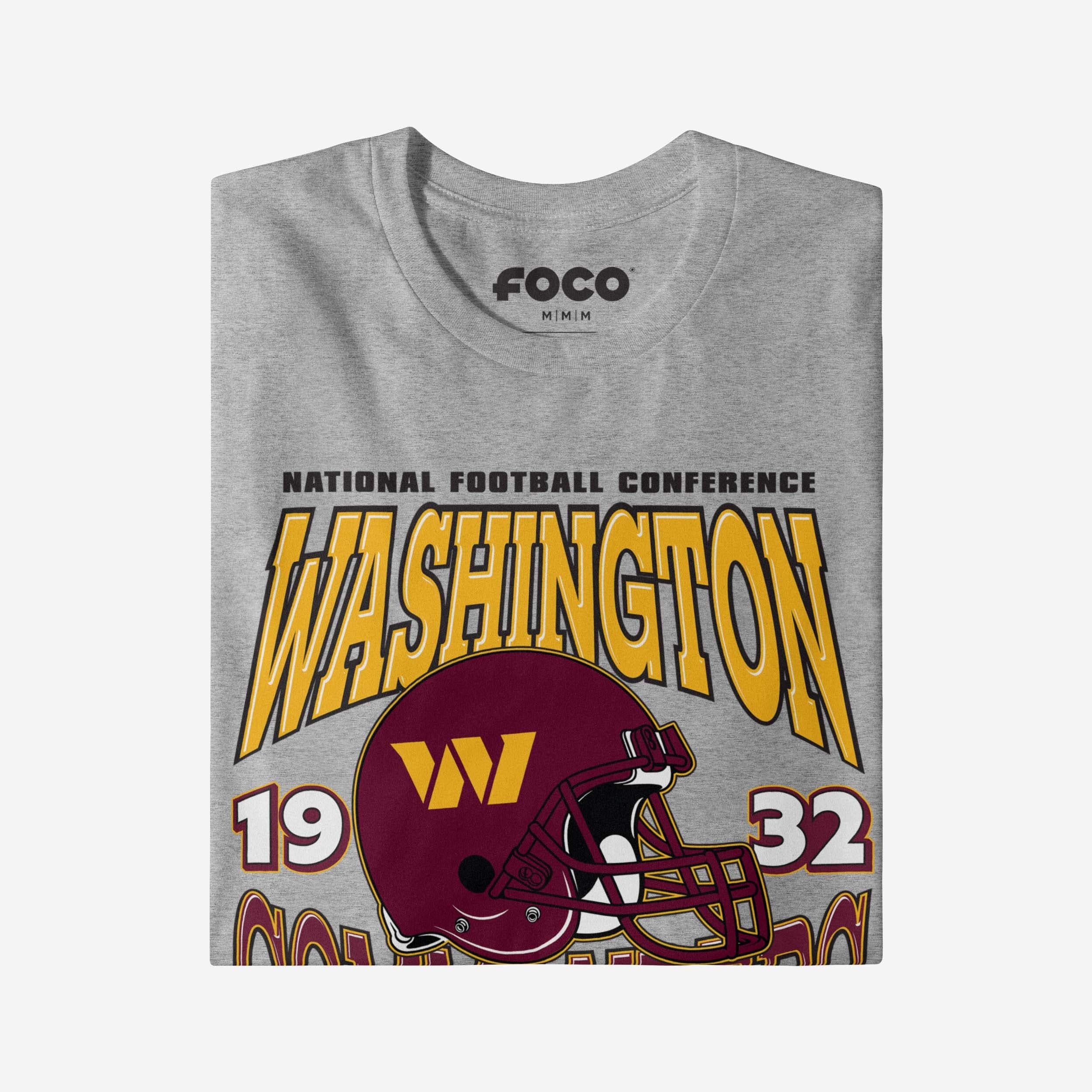 Washington Commanders Classic Team Helmet T-Shirt - Image 4
