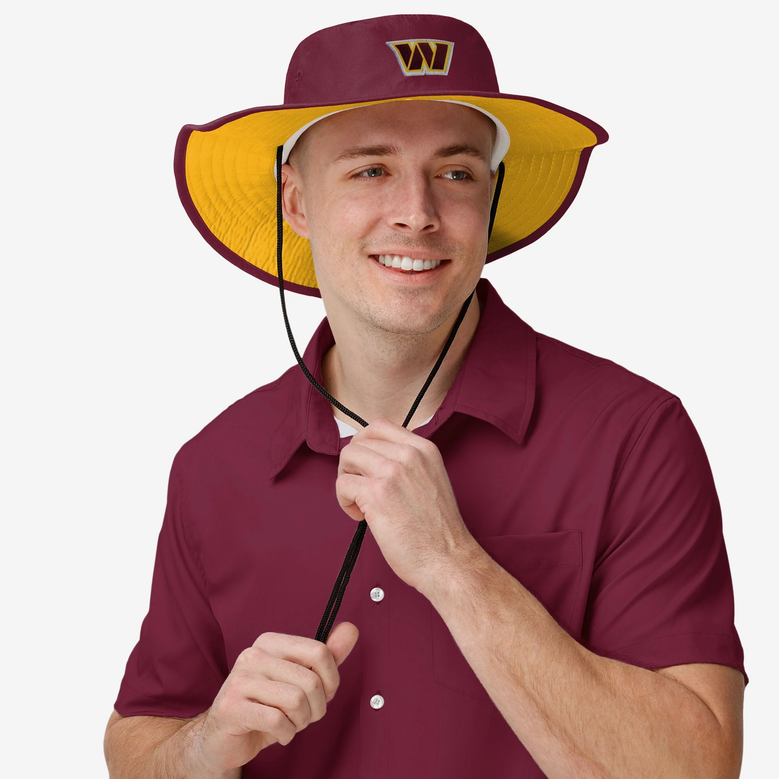 Washington Commanders Colorblock Boonie Hat - Image 3