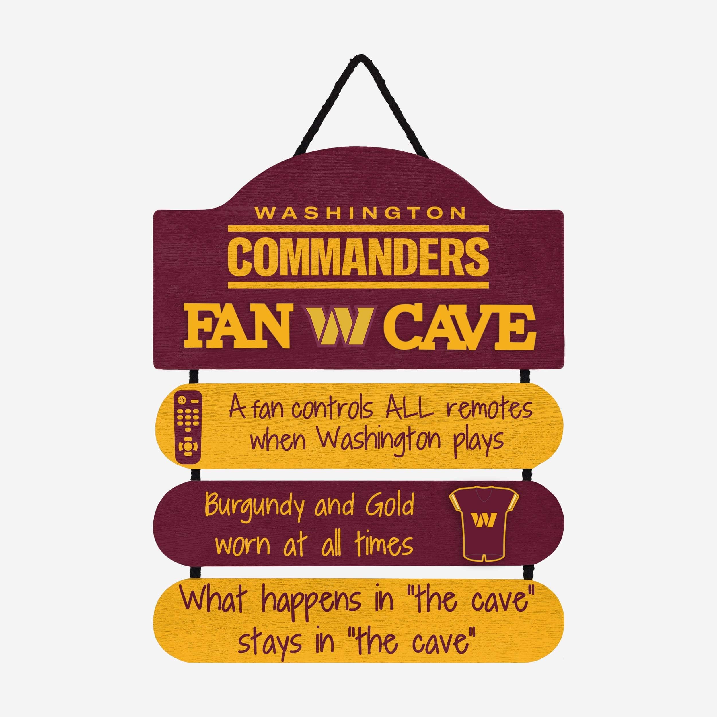 Washington Commanders Fancave Sign