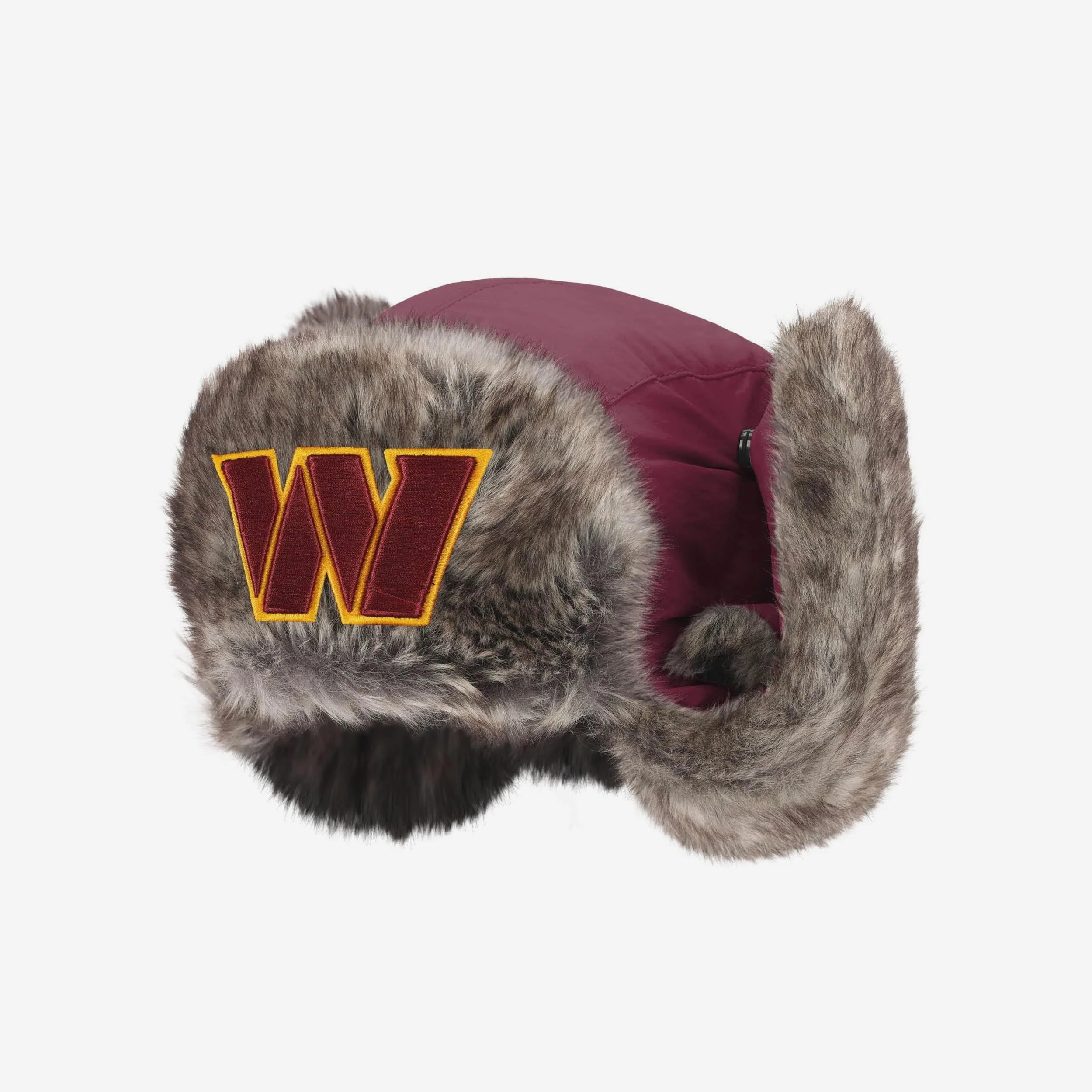 Washington Commanders Faux Fur Trapper Hat - Image 4