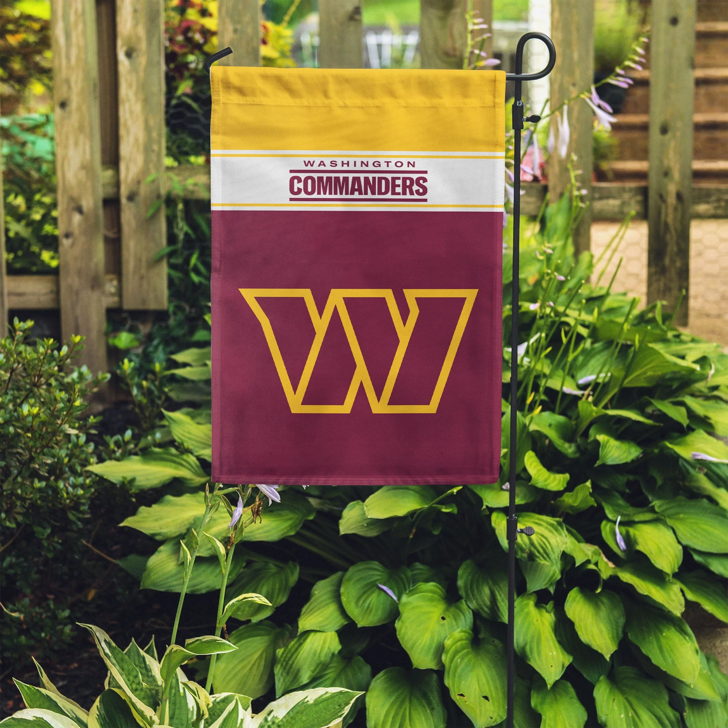 Washington Commanders Garden Flag - Image 4