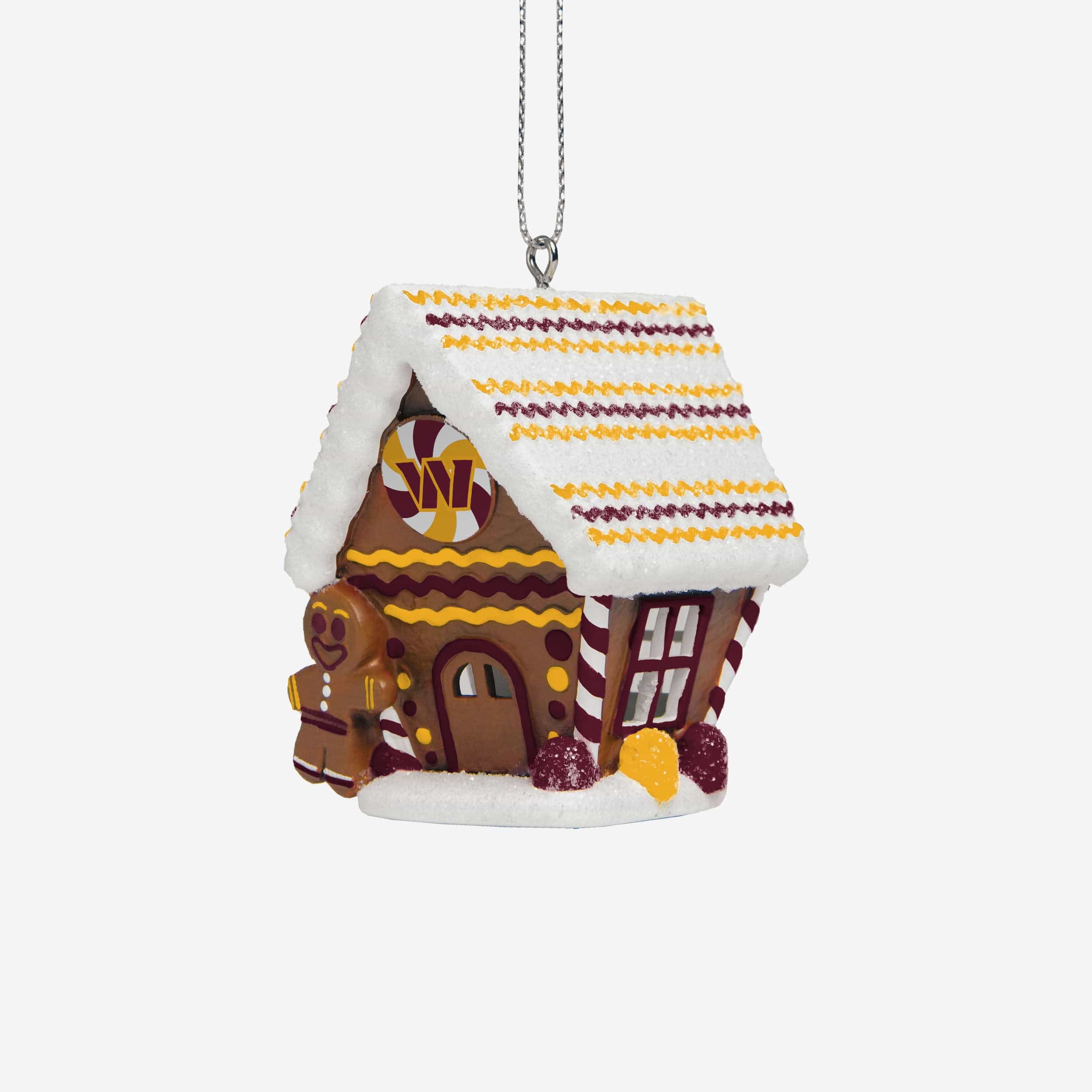 Washington Commanders Gingerbread House Ornament