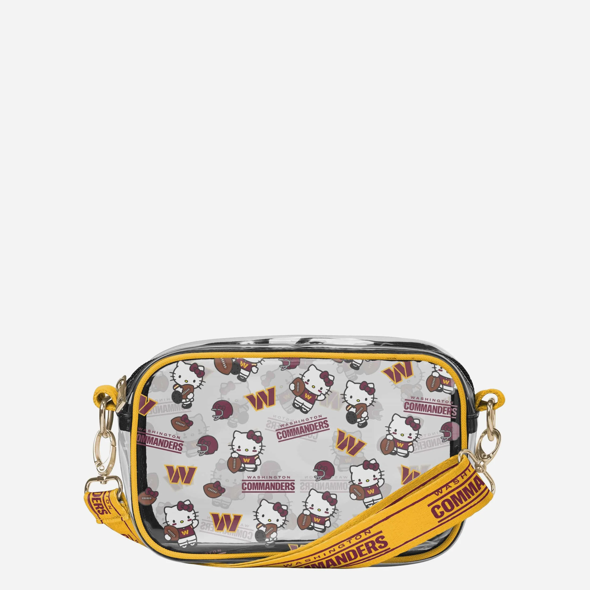 Washington Commanders Hello Kitty® Clear Crossbody Bag