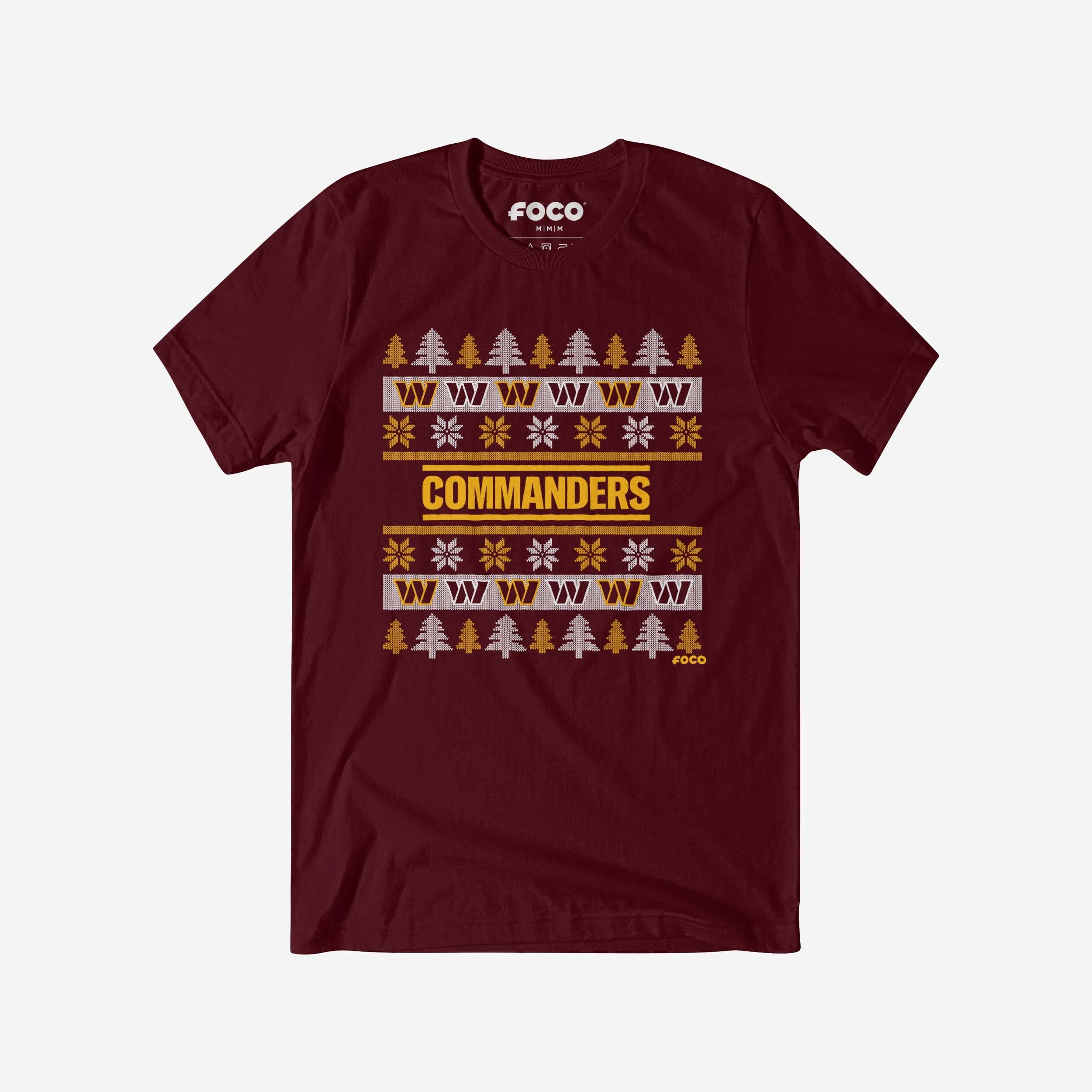 Washington Commanders Holiday Sweater T-Shirt