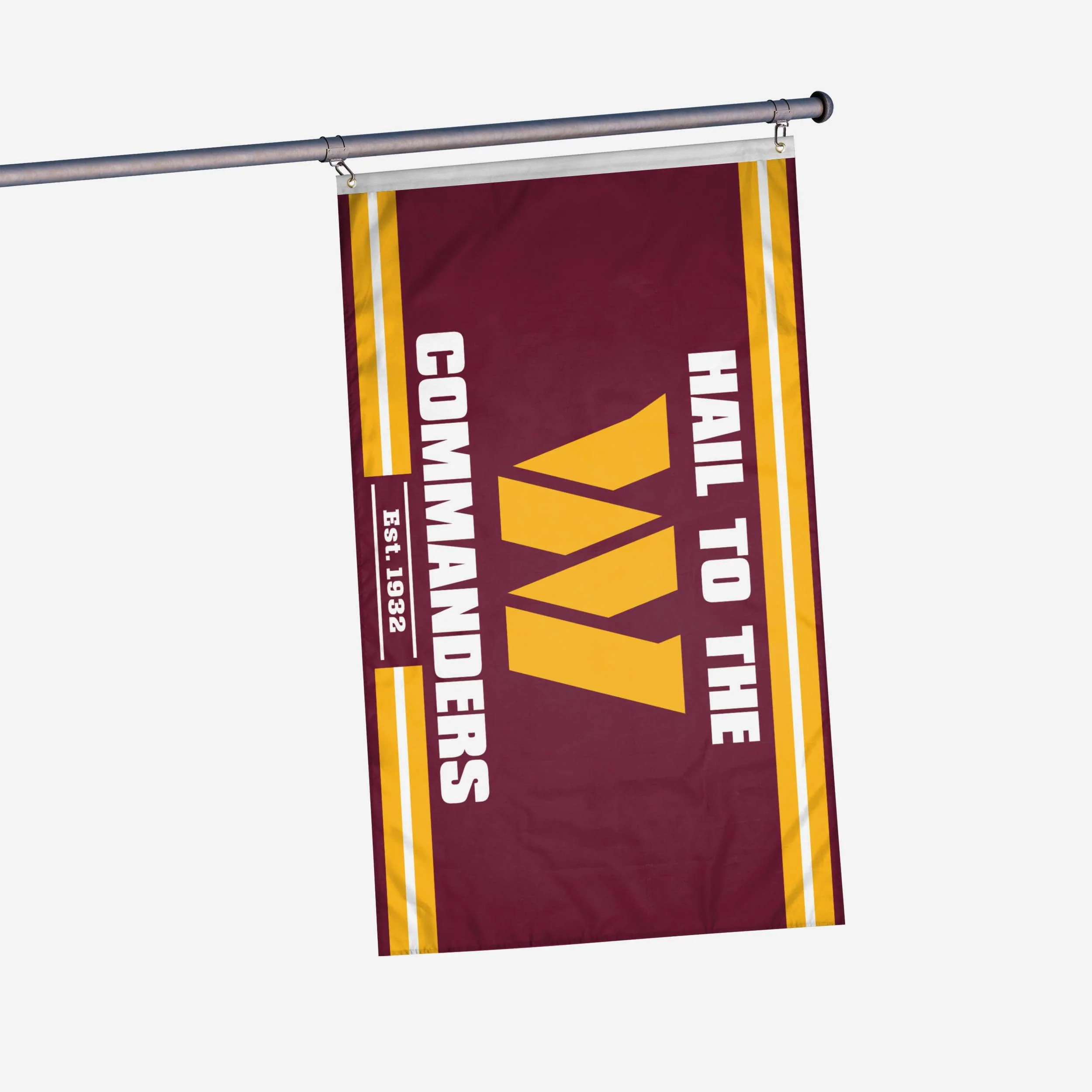 Washington Commanders Horizontal Slogan Flag