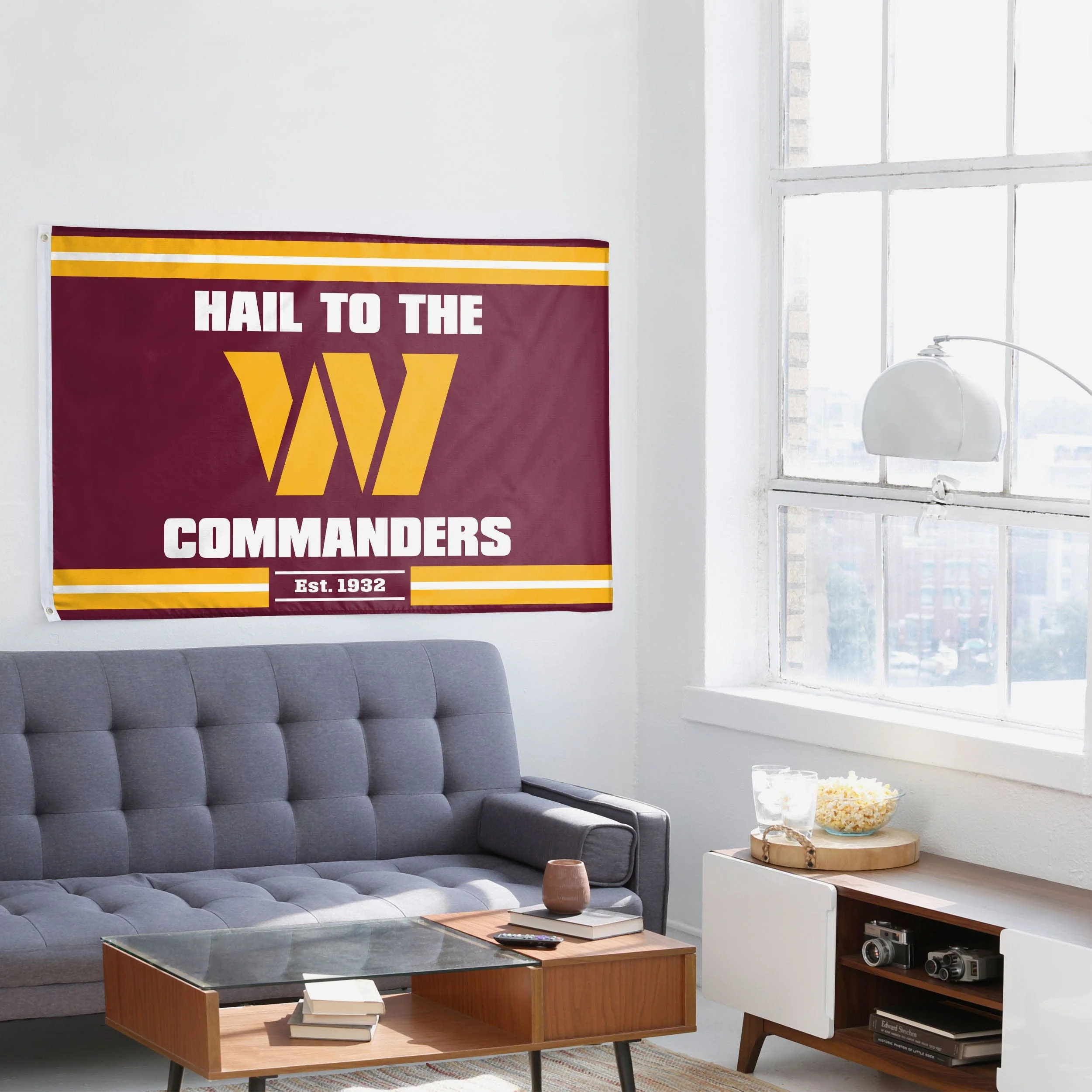 Washington Commanders Horizontal Slogan Flag - Image 4