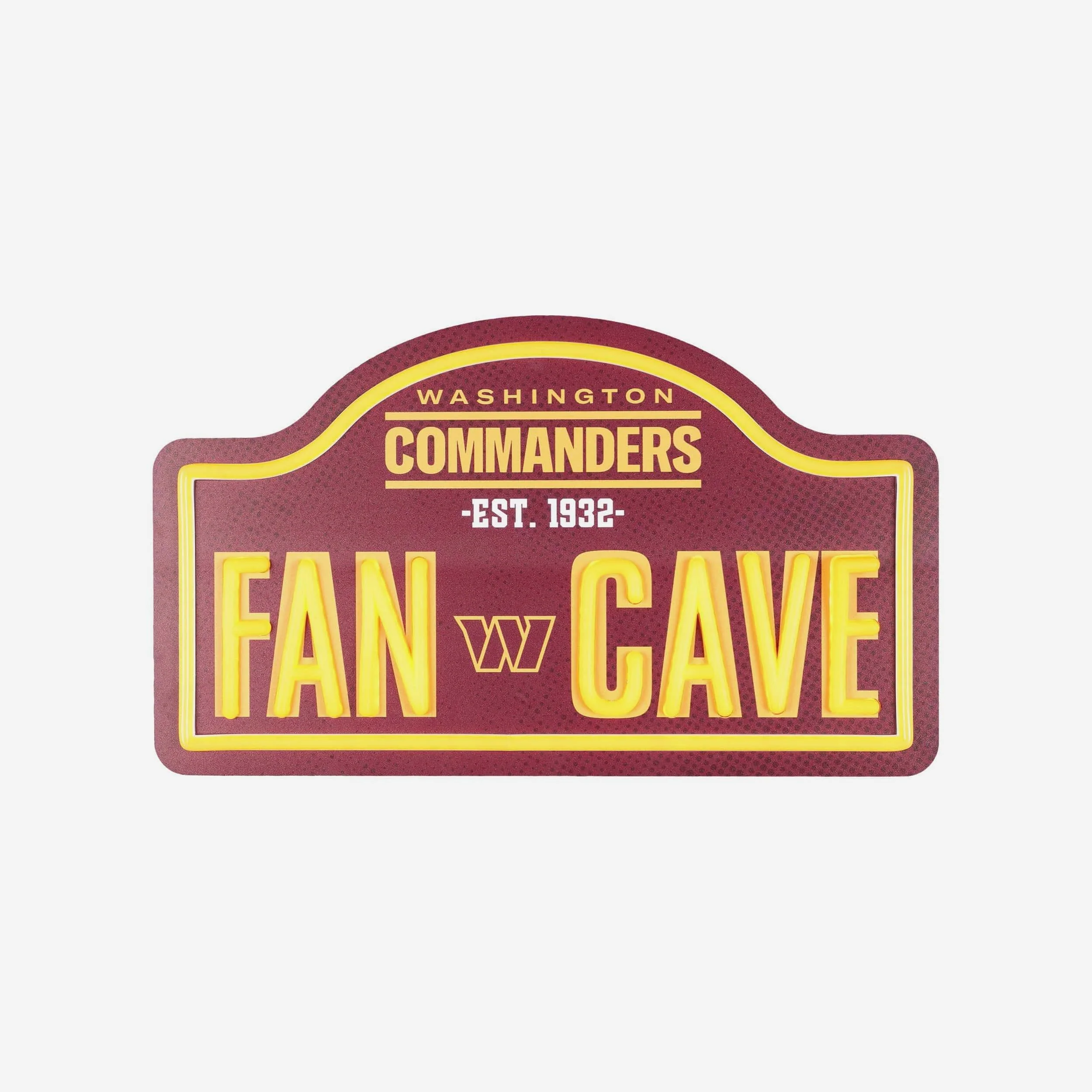 Washington Commanders LED Neon Fancave Sign