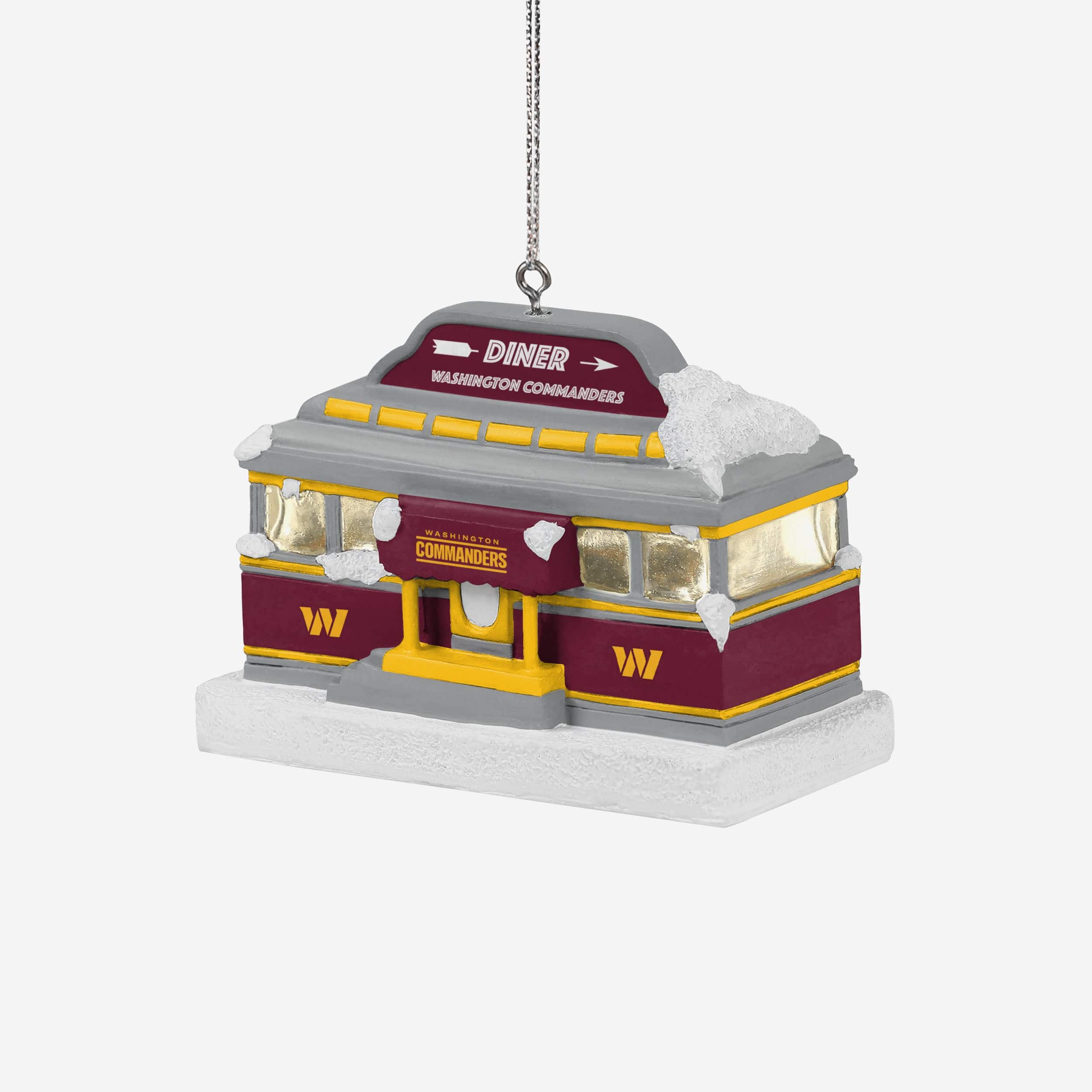 Washington Commanders Light Up Diner Ornament - Image 2