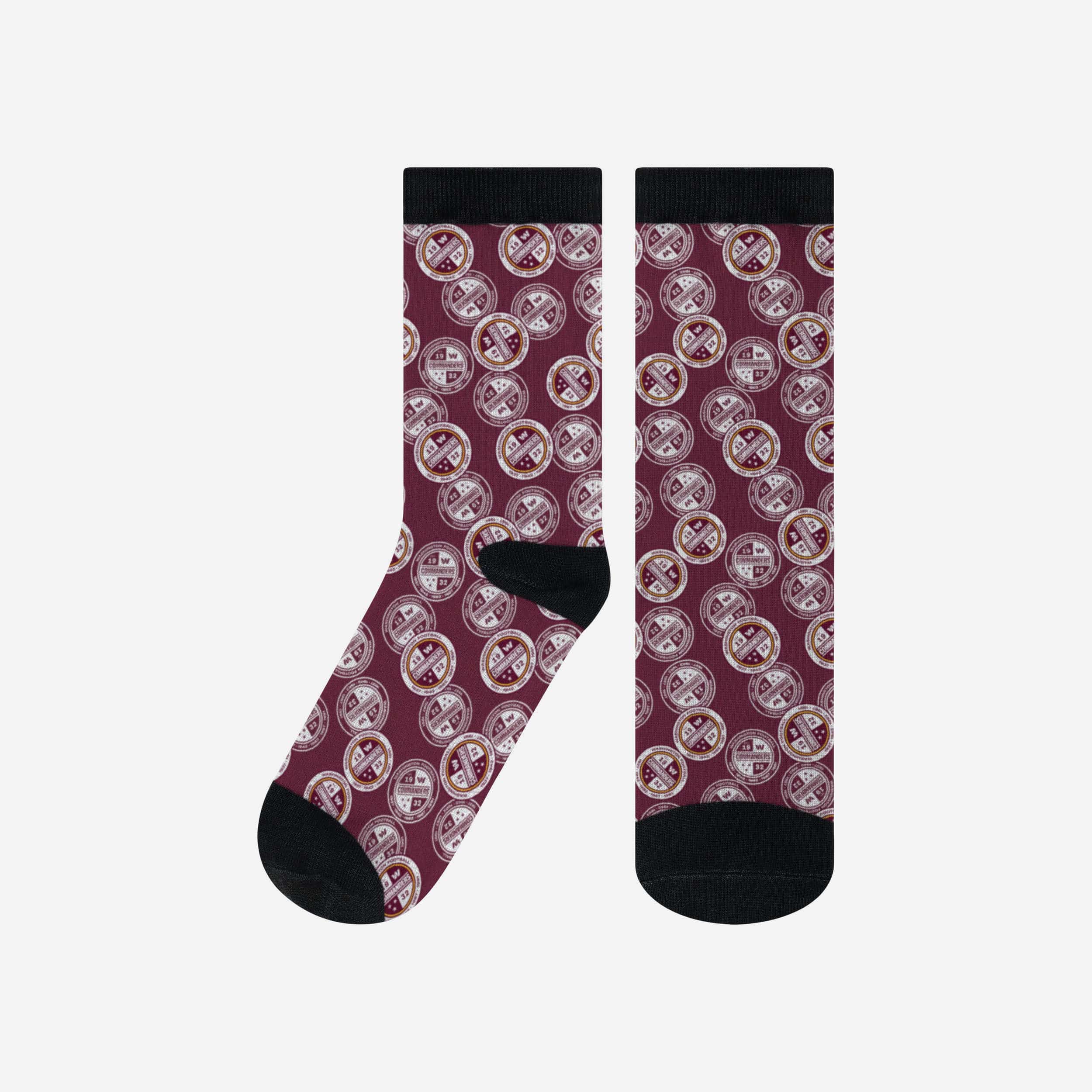 Washington Commanders Logo Blast Socks