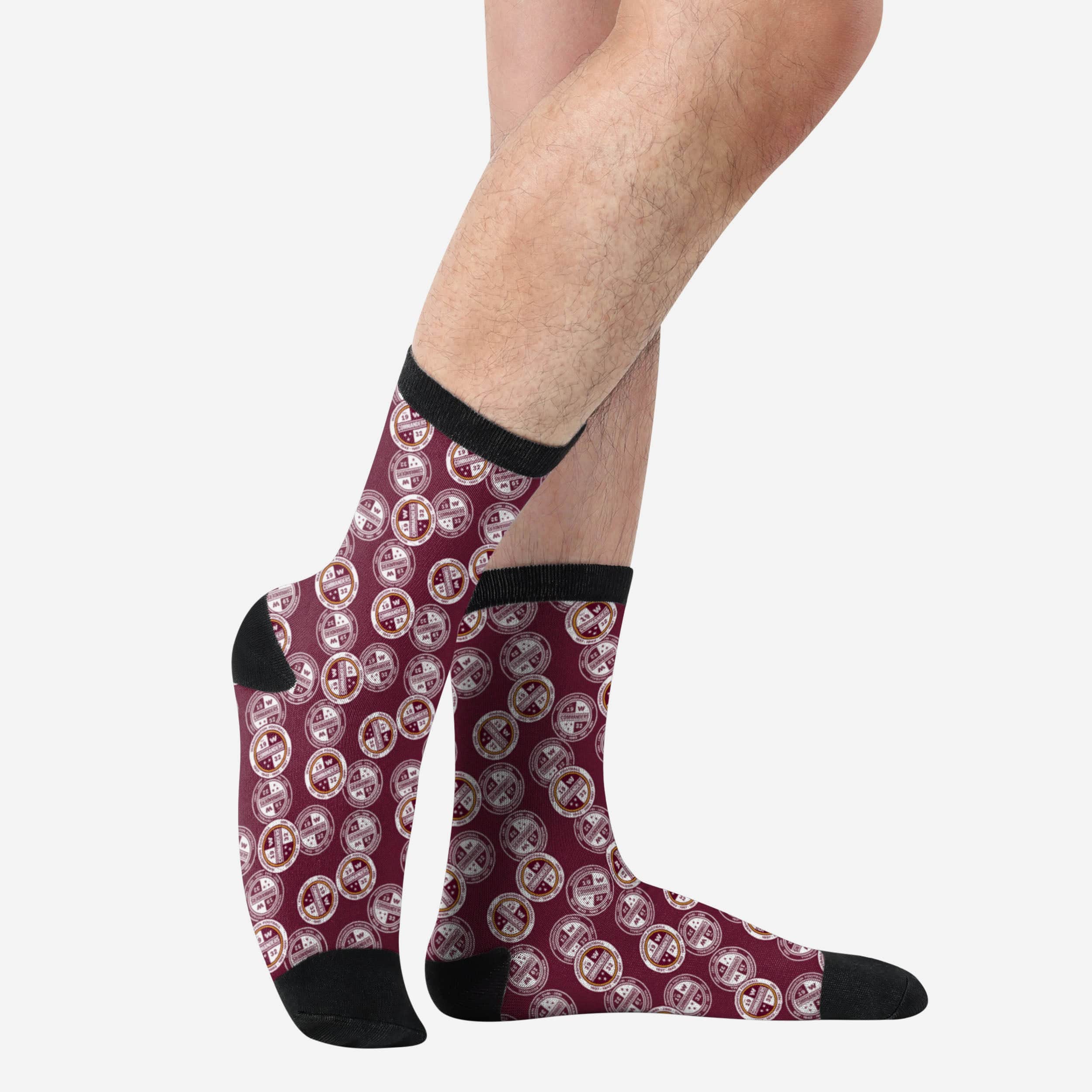 Washington Commanders Logo Blast Socks - Image 2