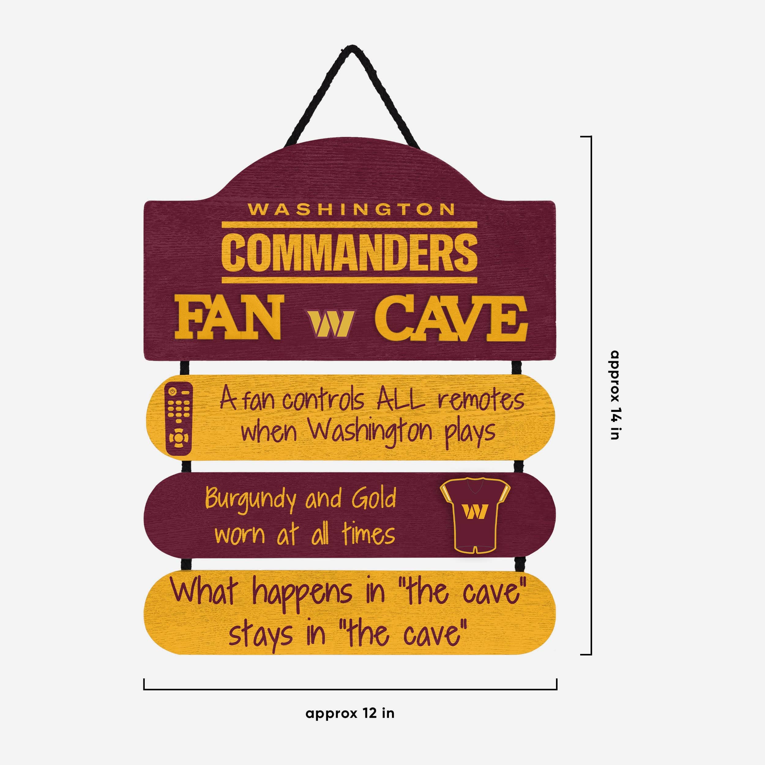 Washington Commanders Mancave Sign - Image 3