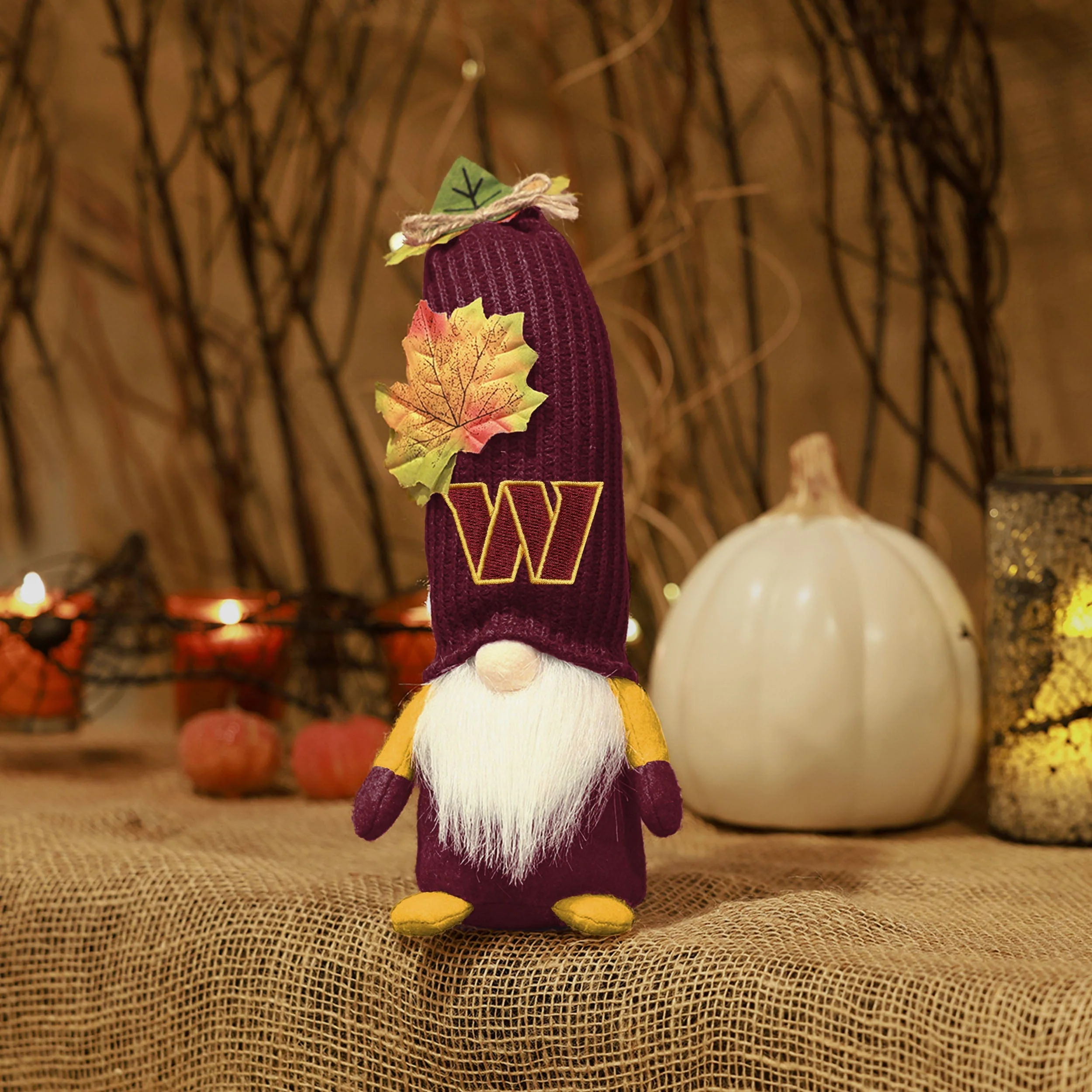 Washington Commanders Mixed Material Harvest Plush Gnome - Image 5