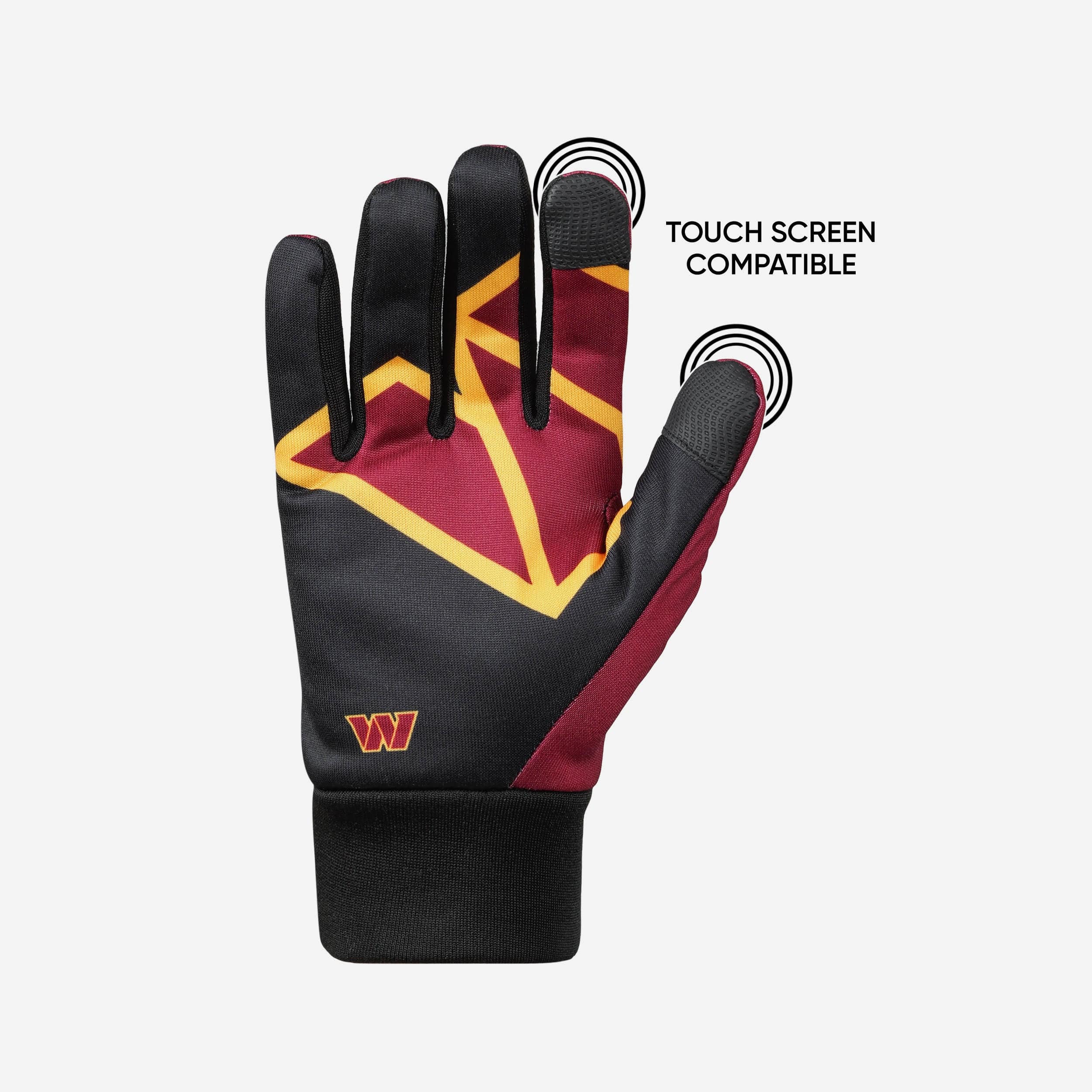 Washington Commanders Palm Logo Texting Gloves - Image 3