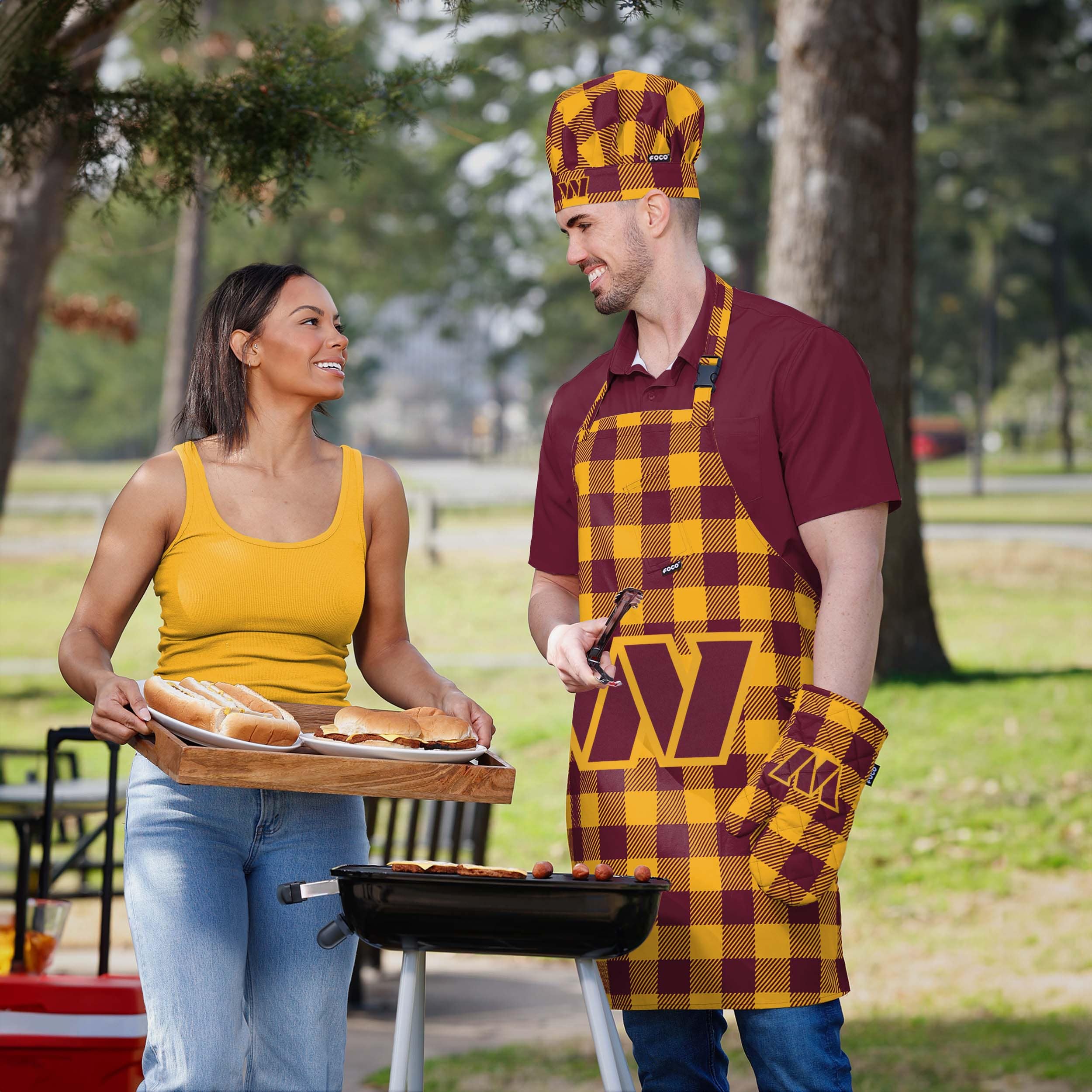 Washington Commanders Plaid Chef Set - Image 5
