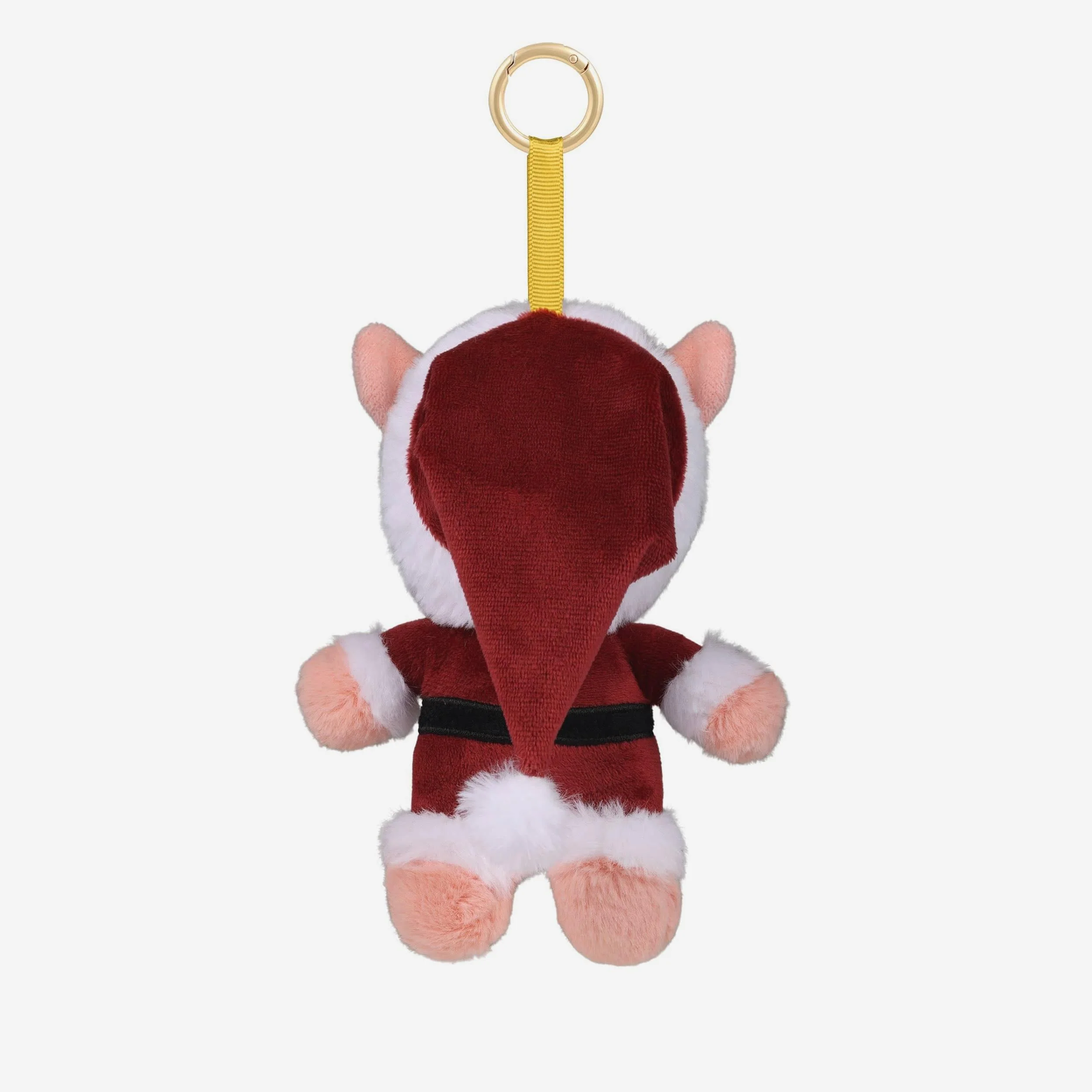 Washington Commanders Plush Mascot Santa Bag Charm Keychain - Image 4