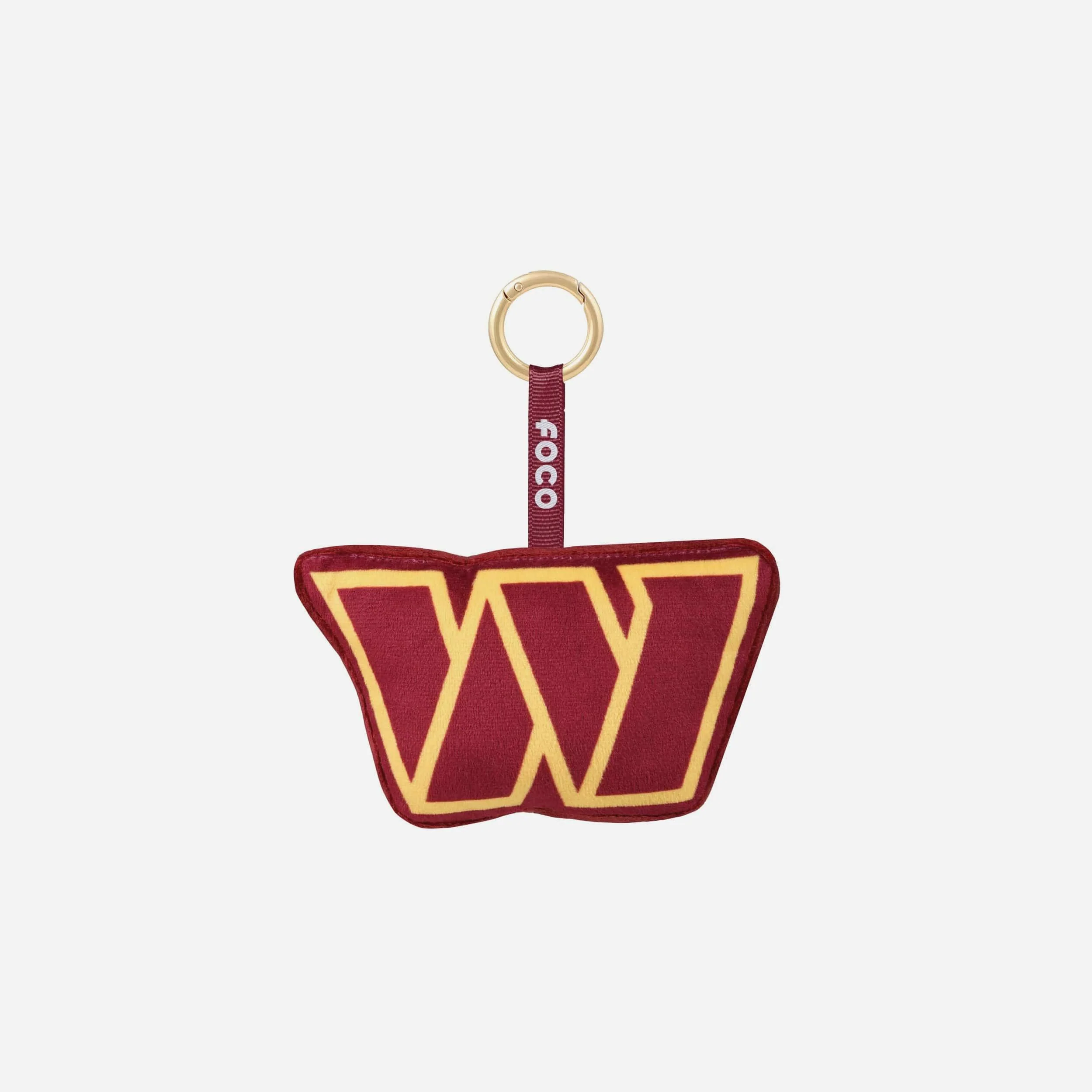 Washington Commanders Plush Team Logo Bag Charm Keychain
