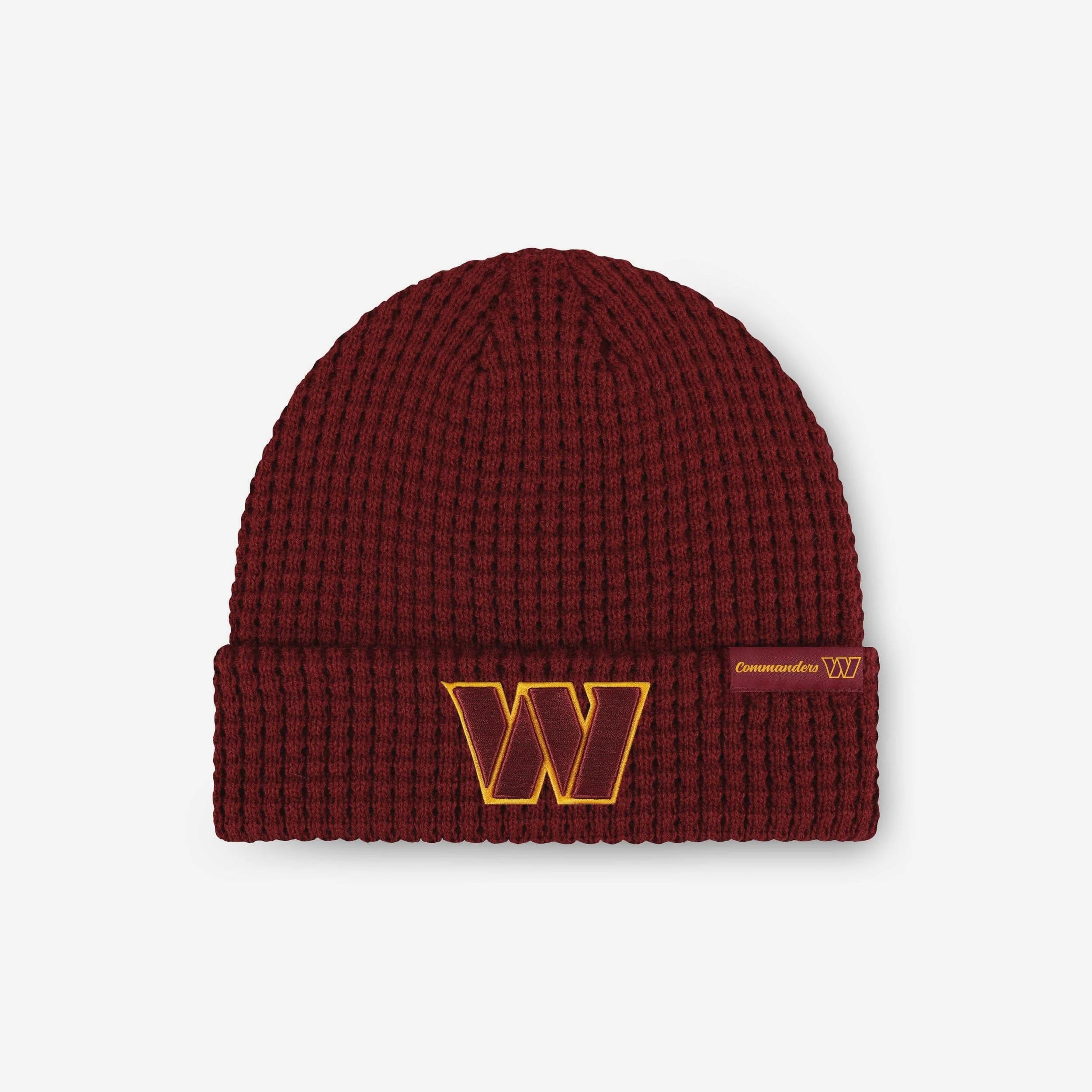Washington Commanders Primary Logo Waffle Beanie