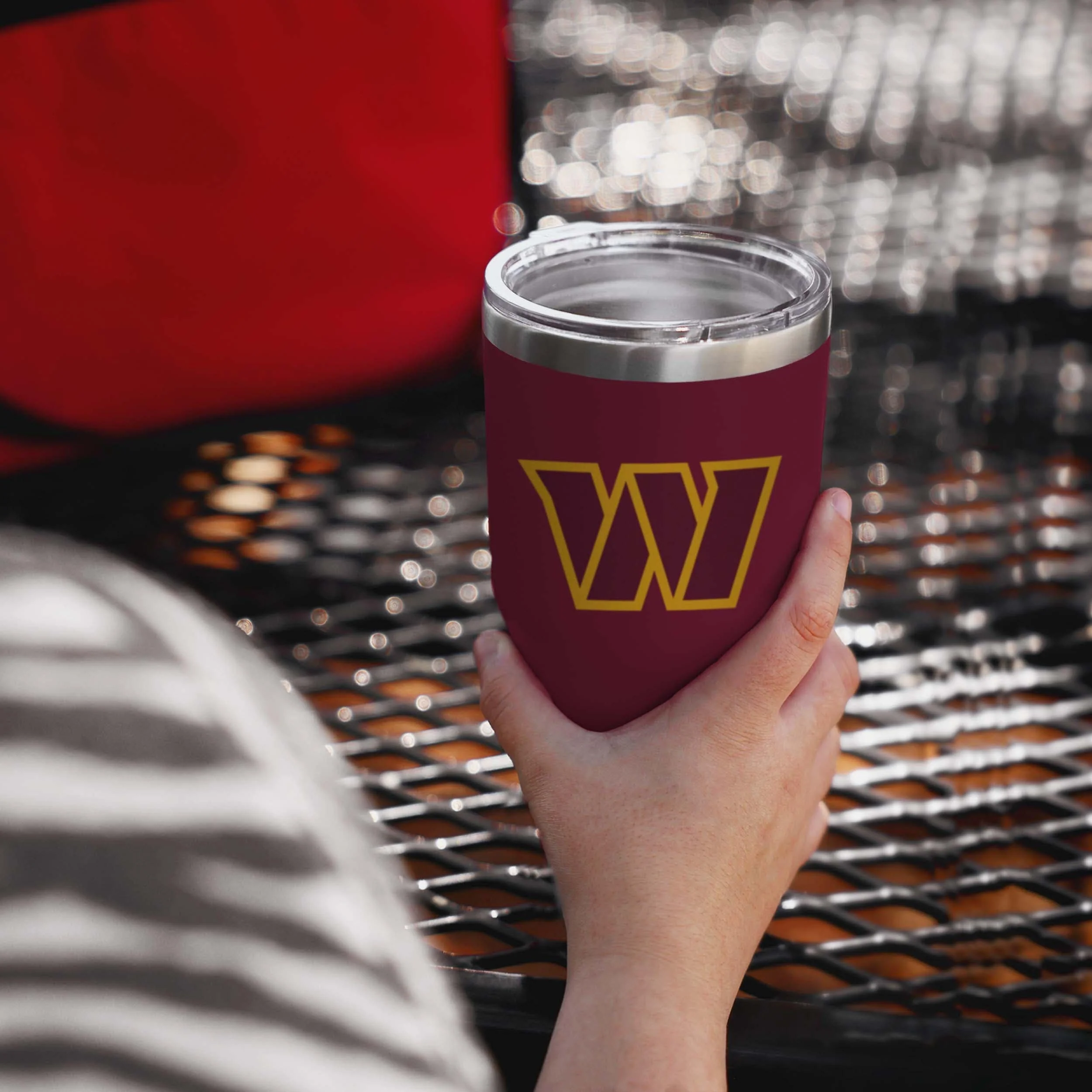 Washington Commanders Red Team Logo 30 oz Tumbler - Image 2