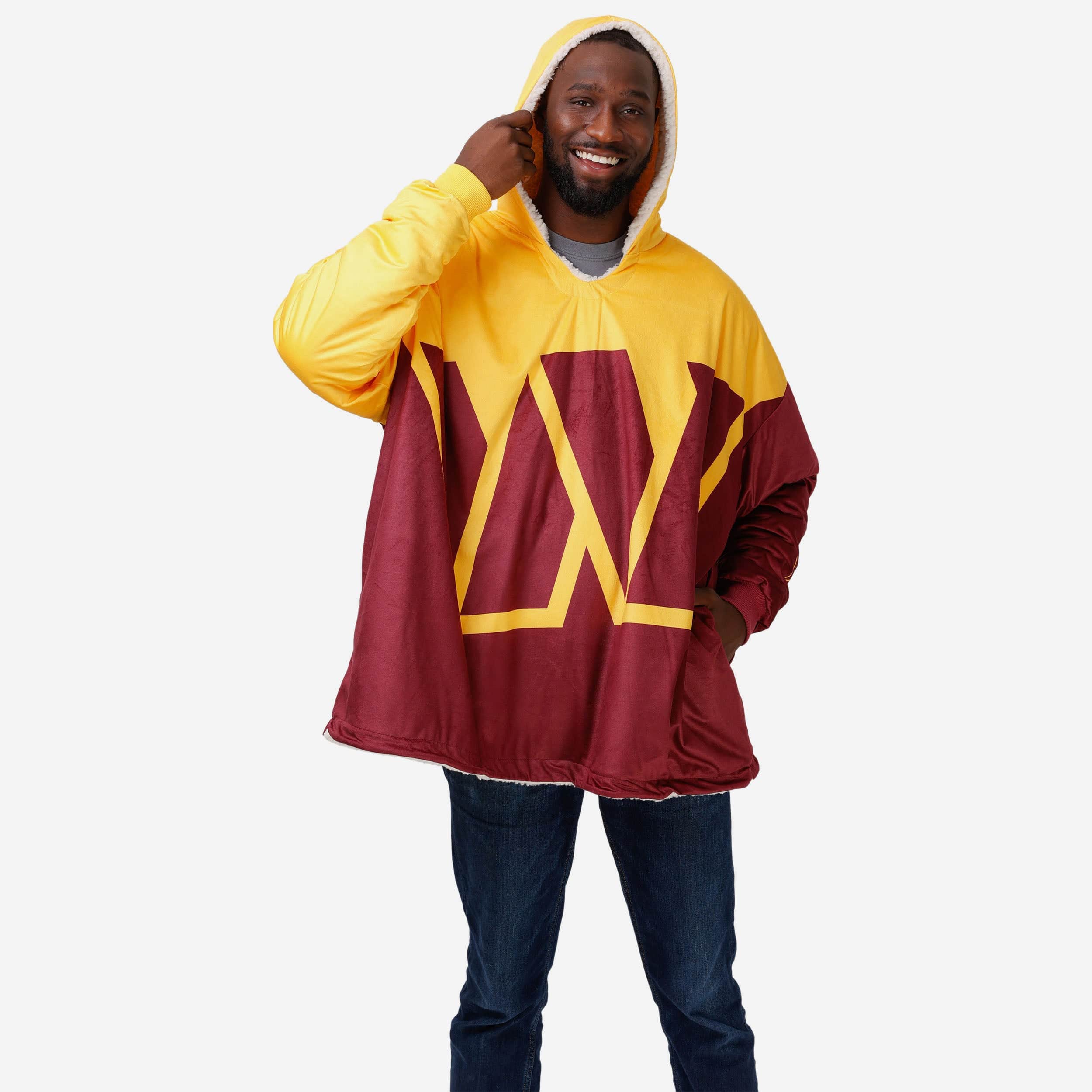Washington Commanders Reversible Colorblock Hoodeez - Image 4
