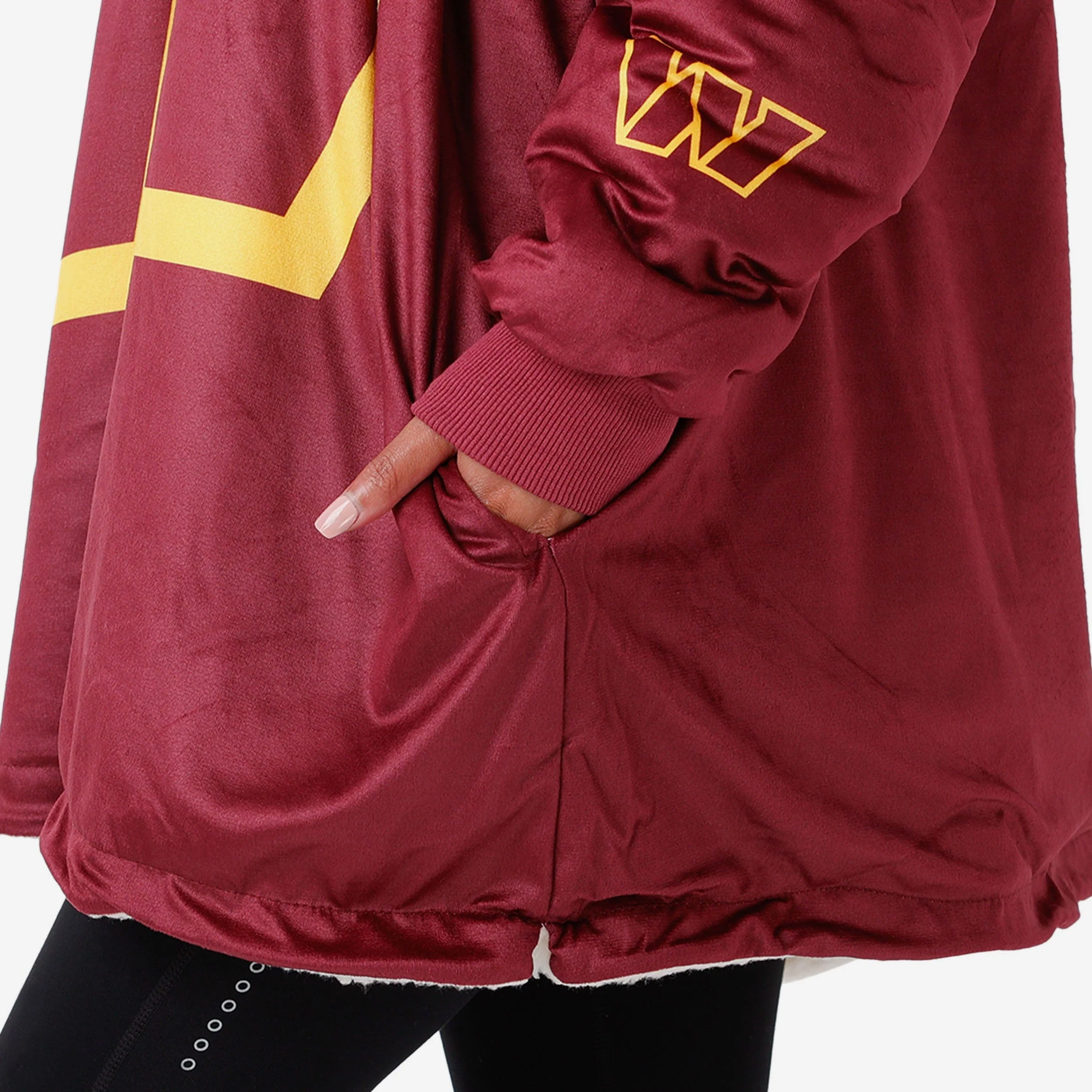 Washington Commanders Reversible Colorblock Hoodeez - Image 6