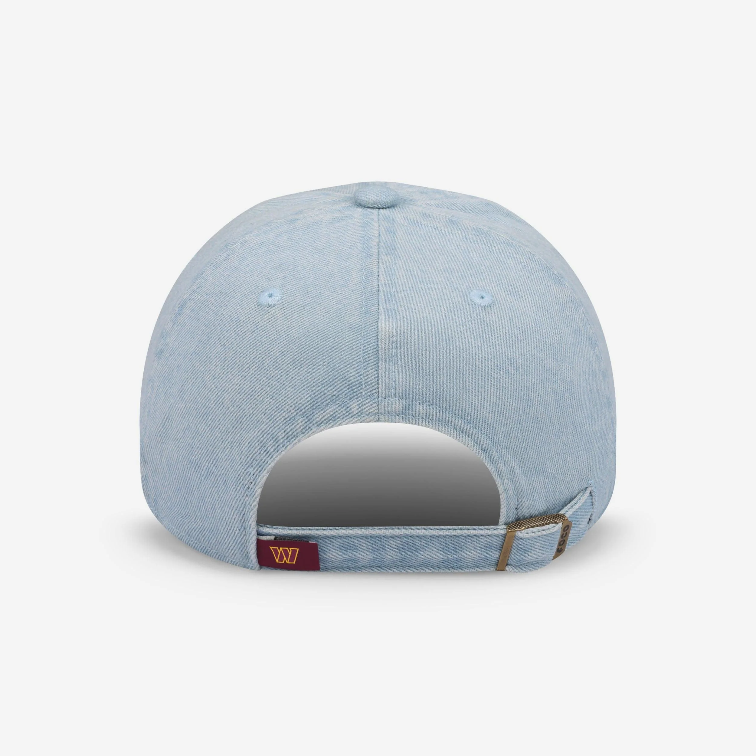 Washington Commanders Rhinestone Logo Denim Casual Cap - Image 4