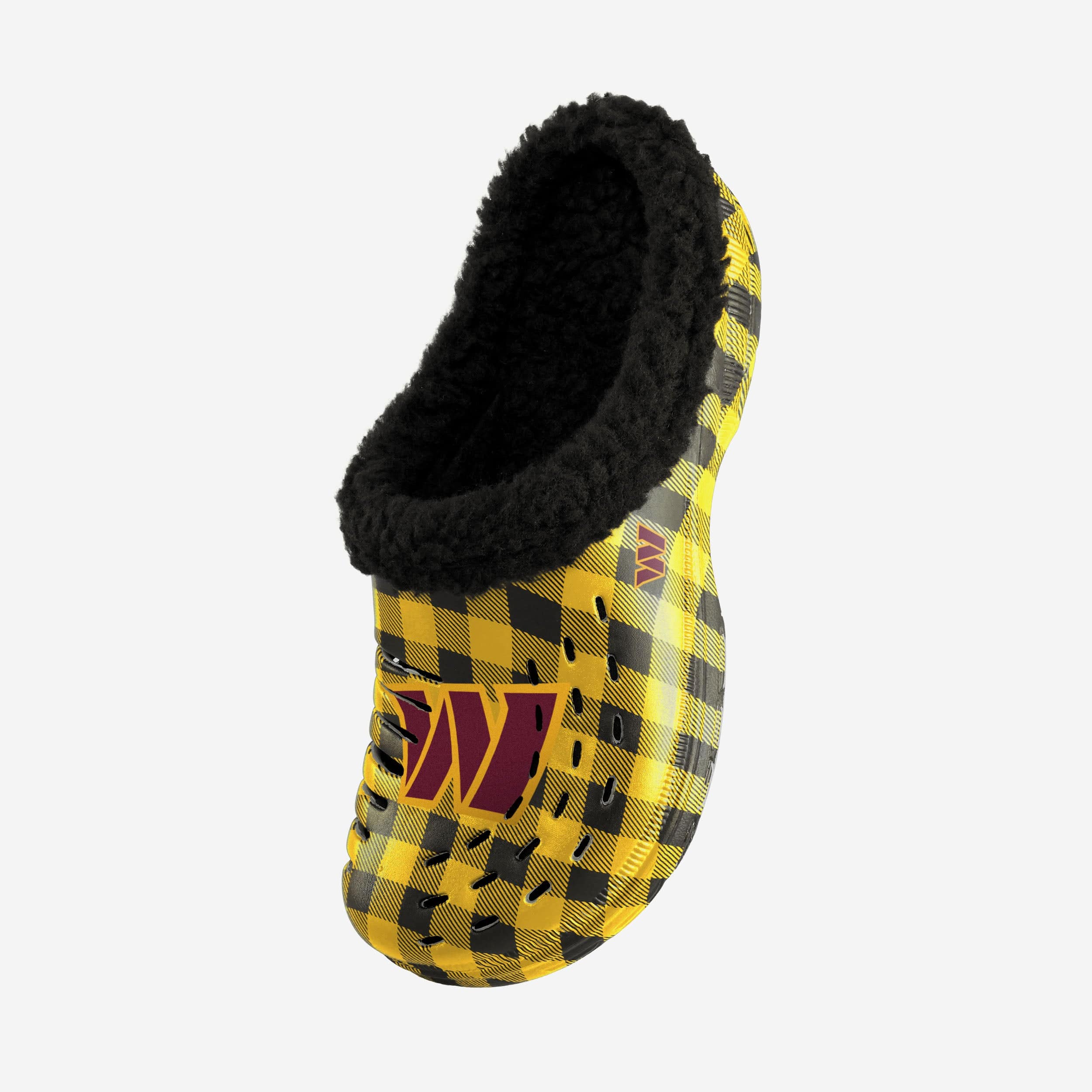 Washington Commanders Sherpa Lined Buffalo Check Clog - Image 2
