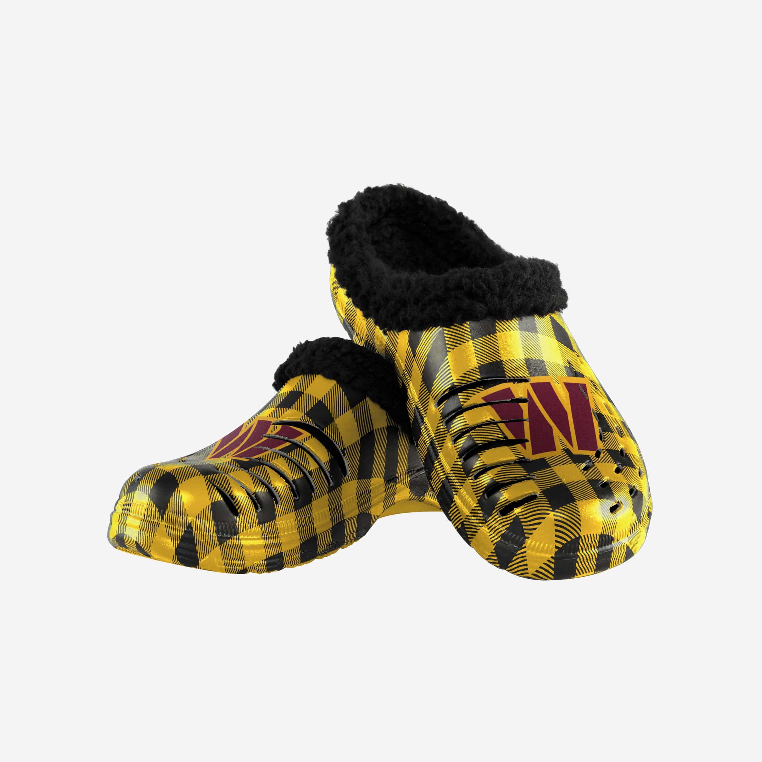 Washington Commanders Sherpa Lined Buffalo Check Clog - Image 3