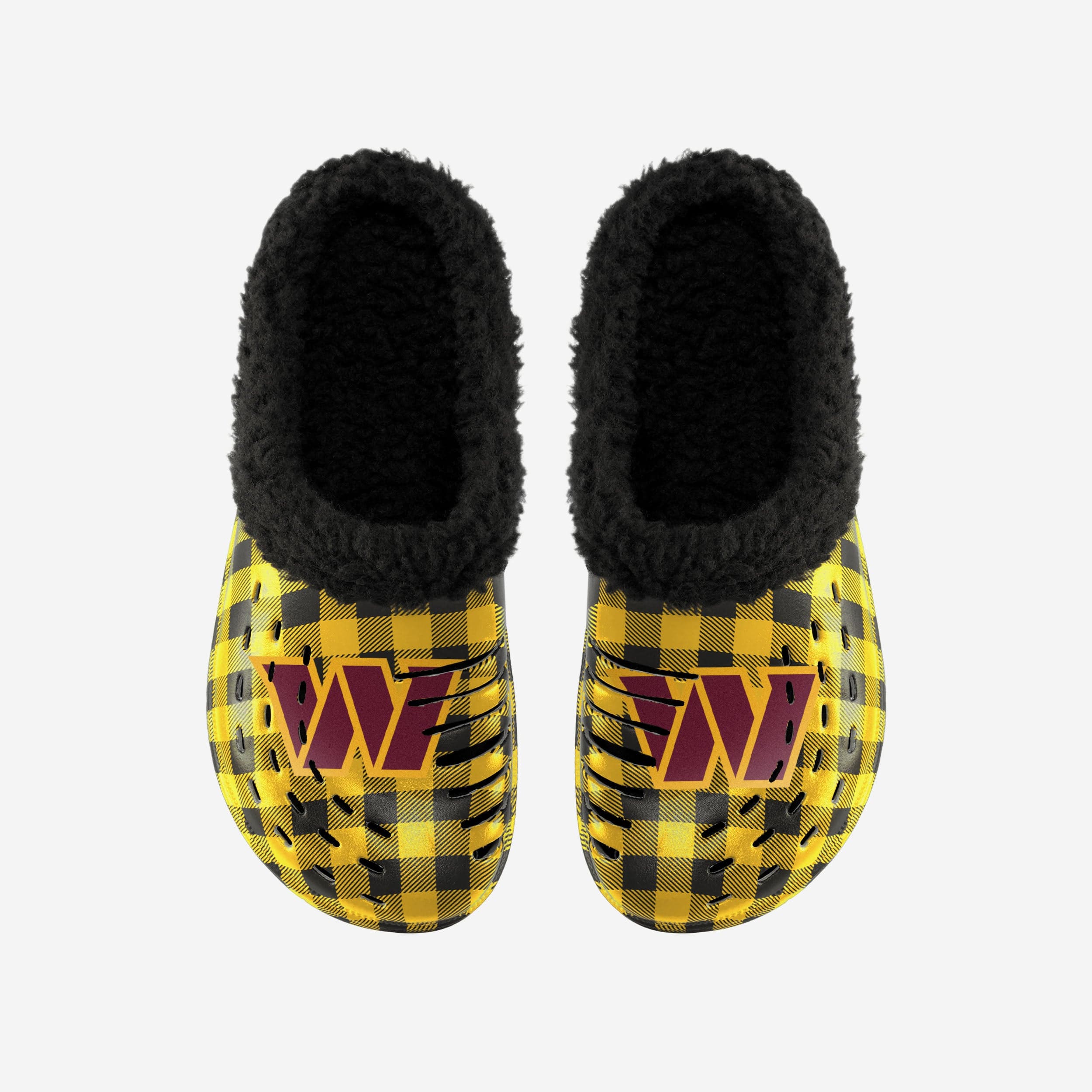 Washington Commanders Sherpa Lined Buffalo Check Clog - Image 4