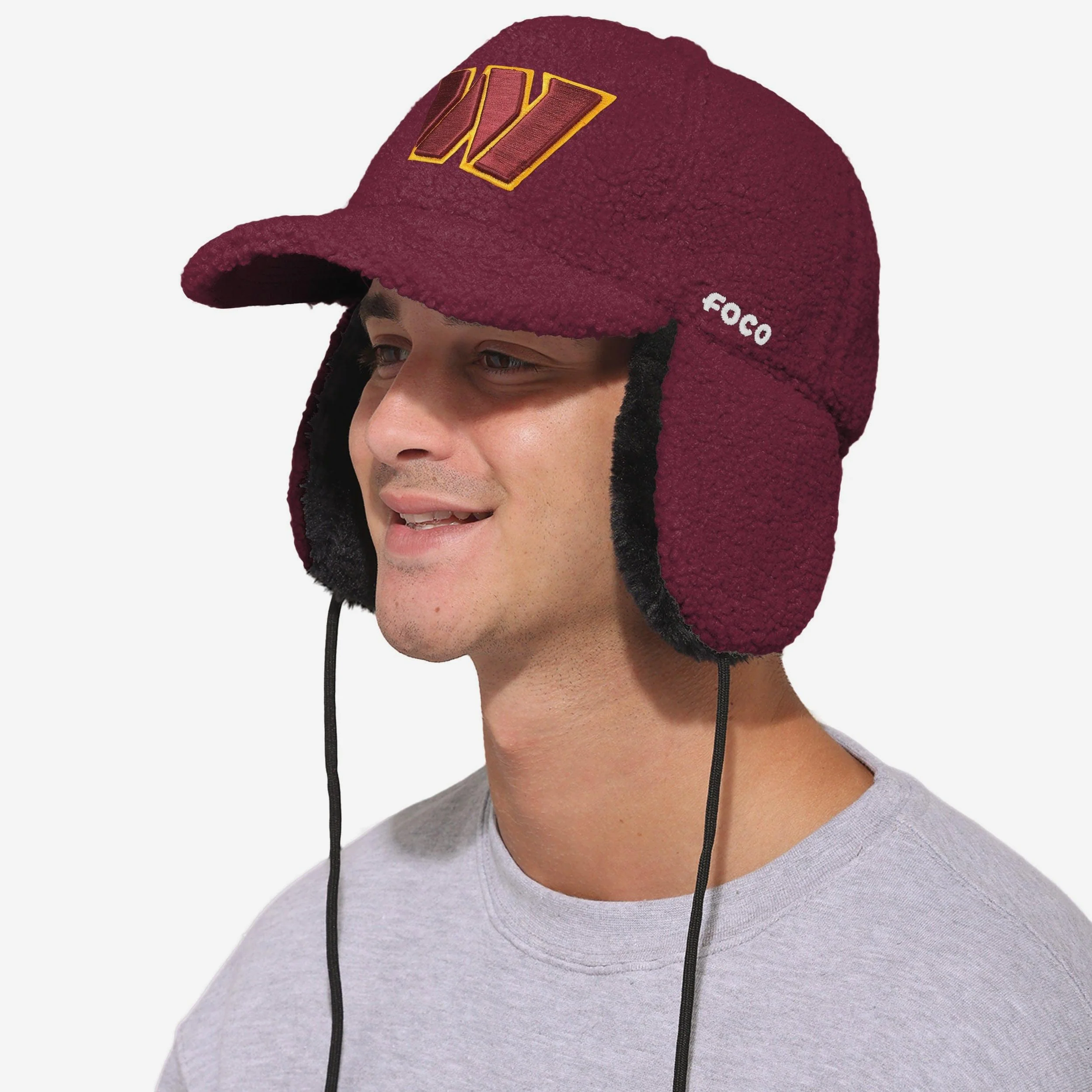 Washington Commanders Sherpa Trapper Cap - Image 2