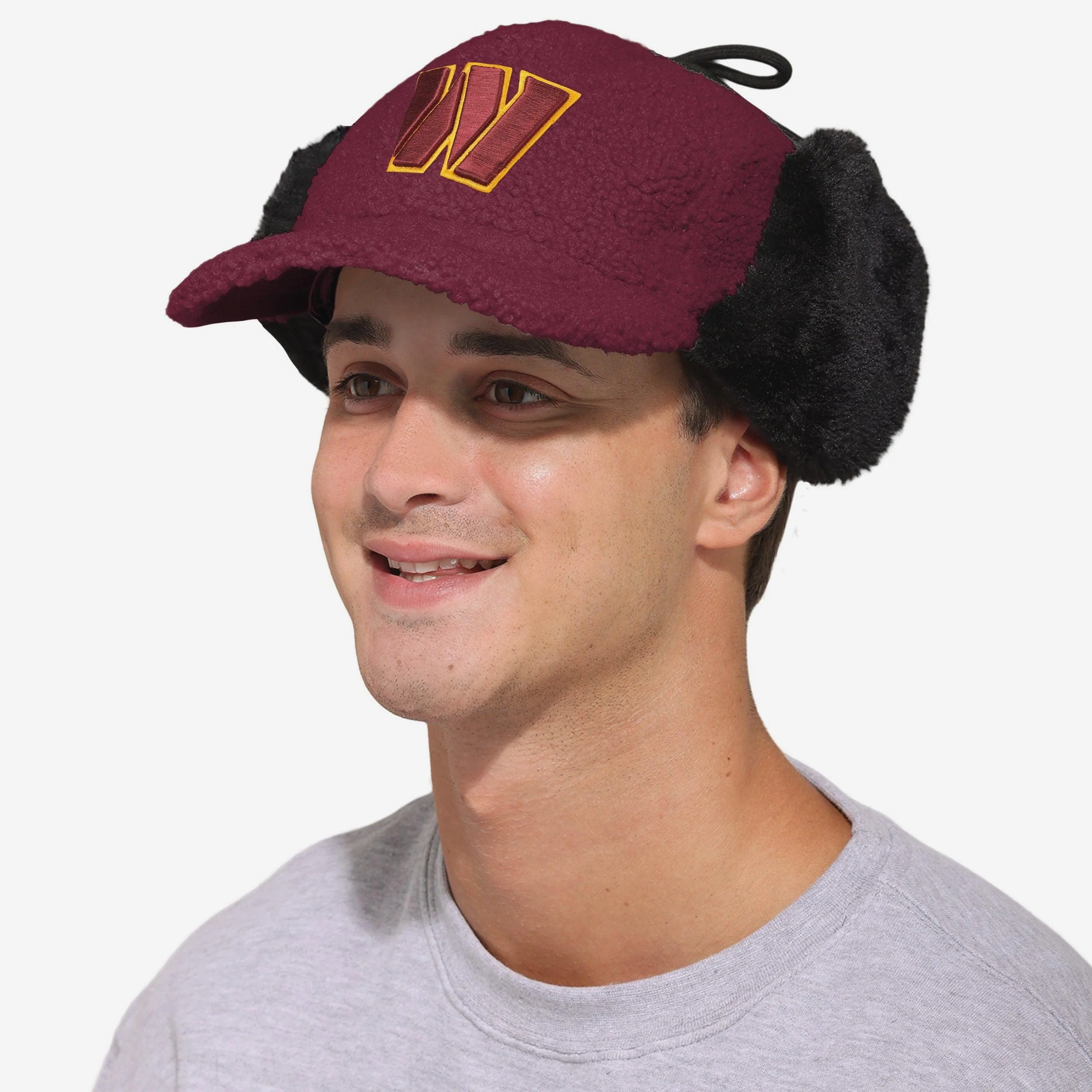 Washington Commanders Sherpa Trapper Cap - Image 3