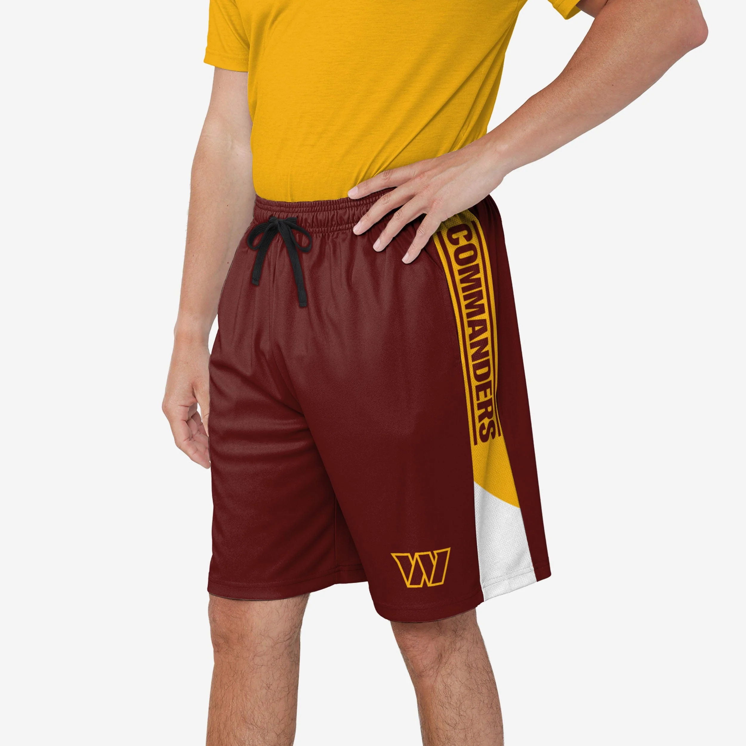 Washington Commanders Side Stripe Training Shorts