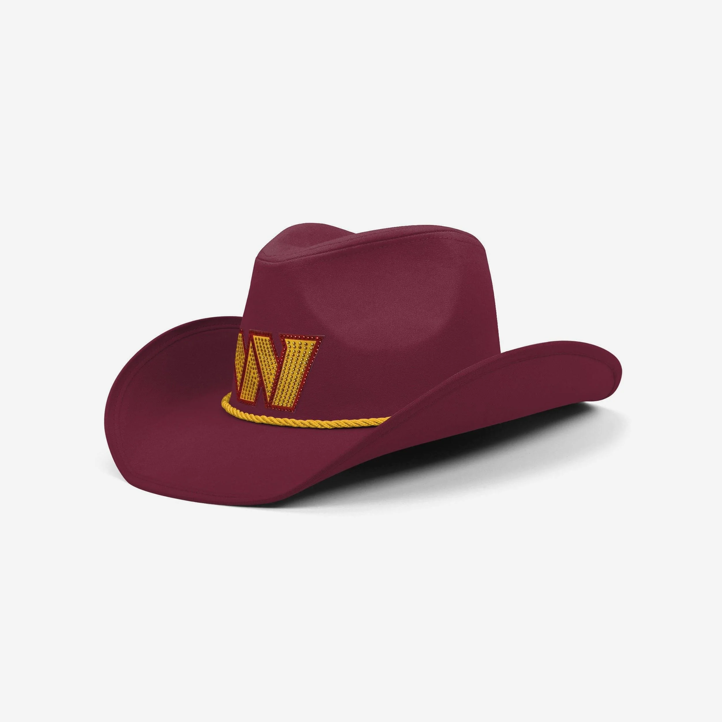 Washington Commanders Team Color Rhinestone Logo Cowboy Hat