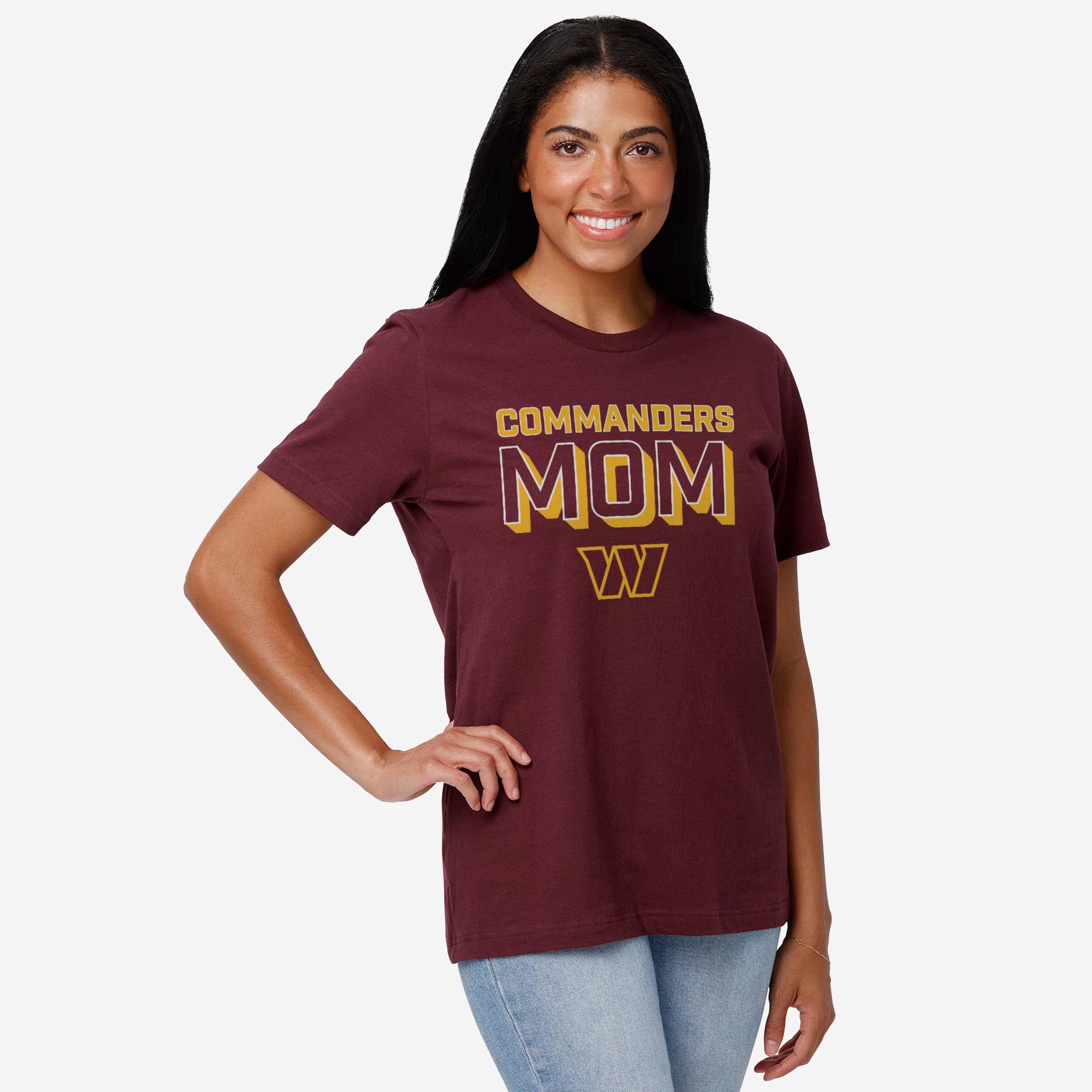 Washington Commanders Team Mom T-Shirt - Image 2