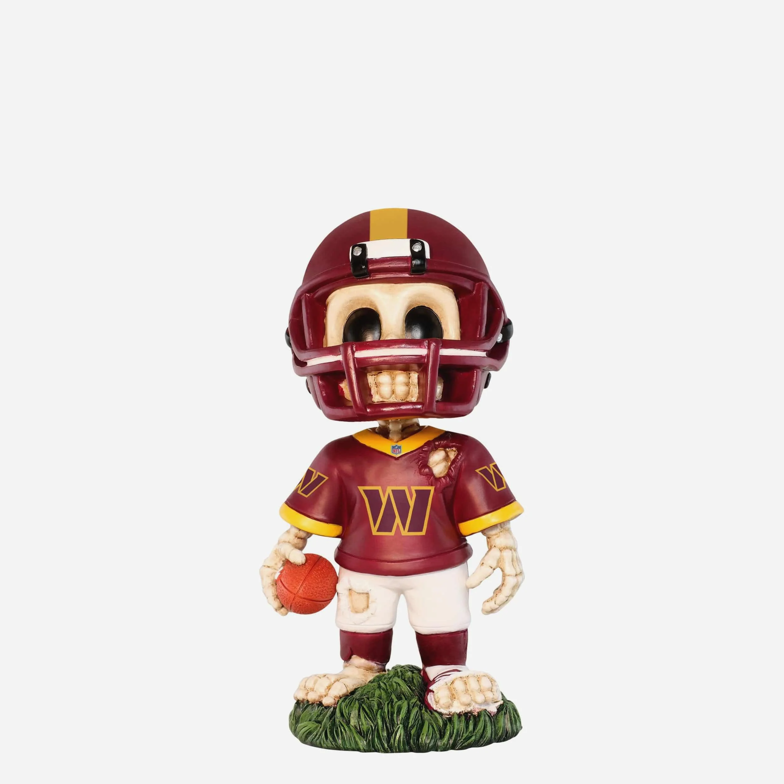 Washington Commanders Team Skull Mini Bobblehead
