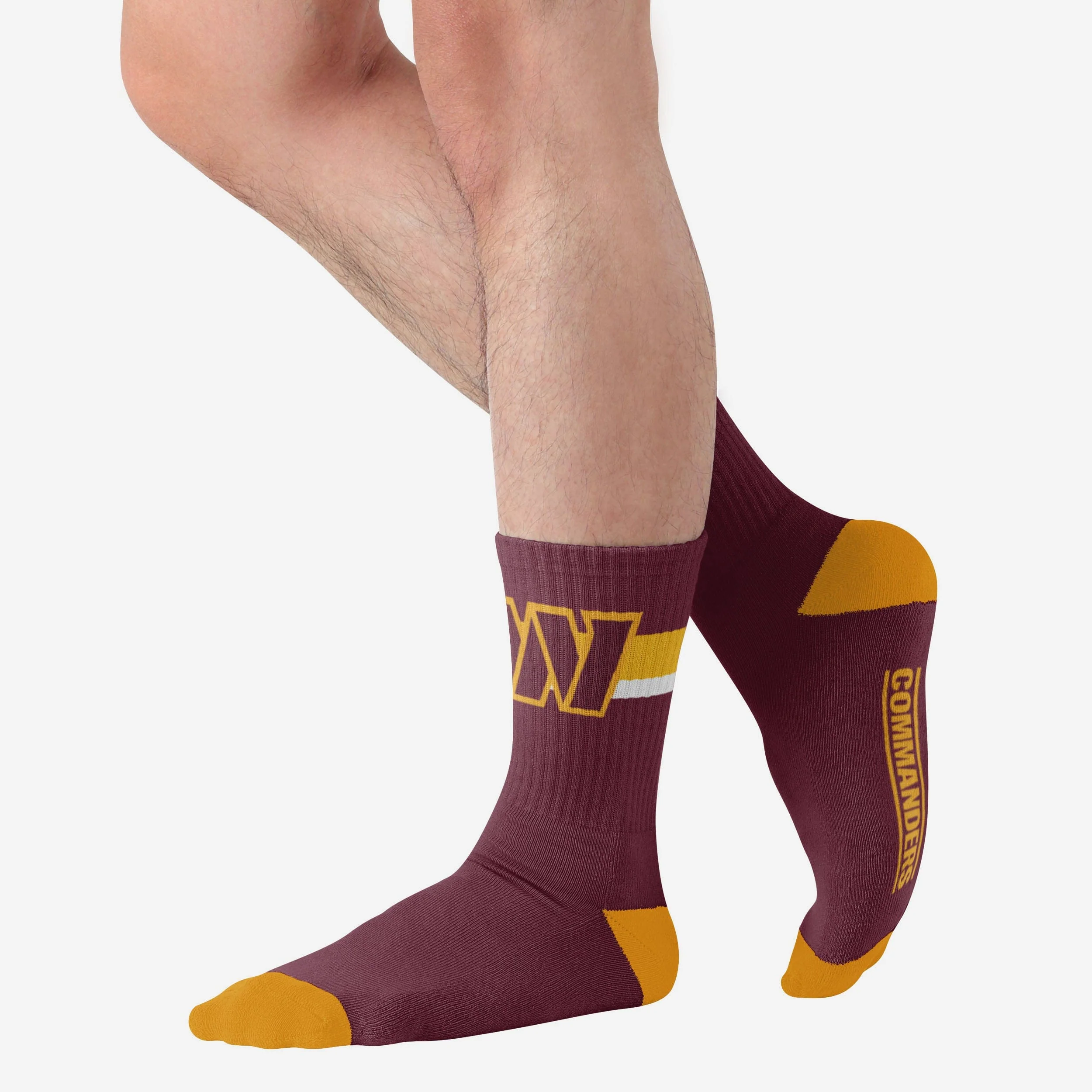 Washington Commanders Team Stripe Crew Socks - Image 2