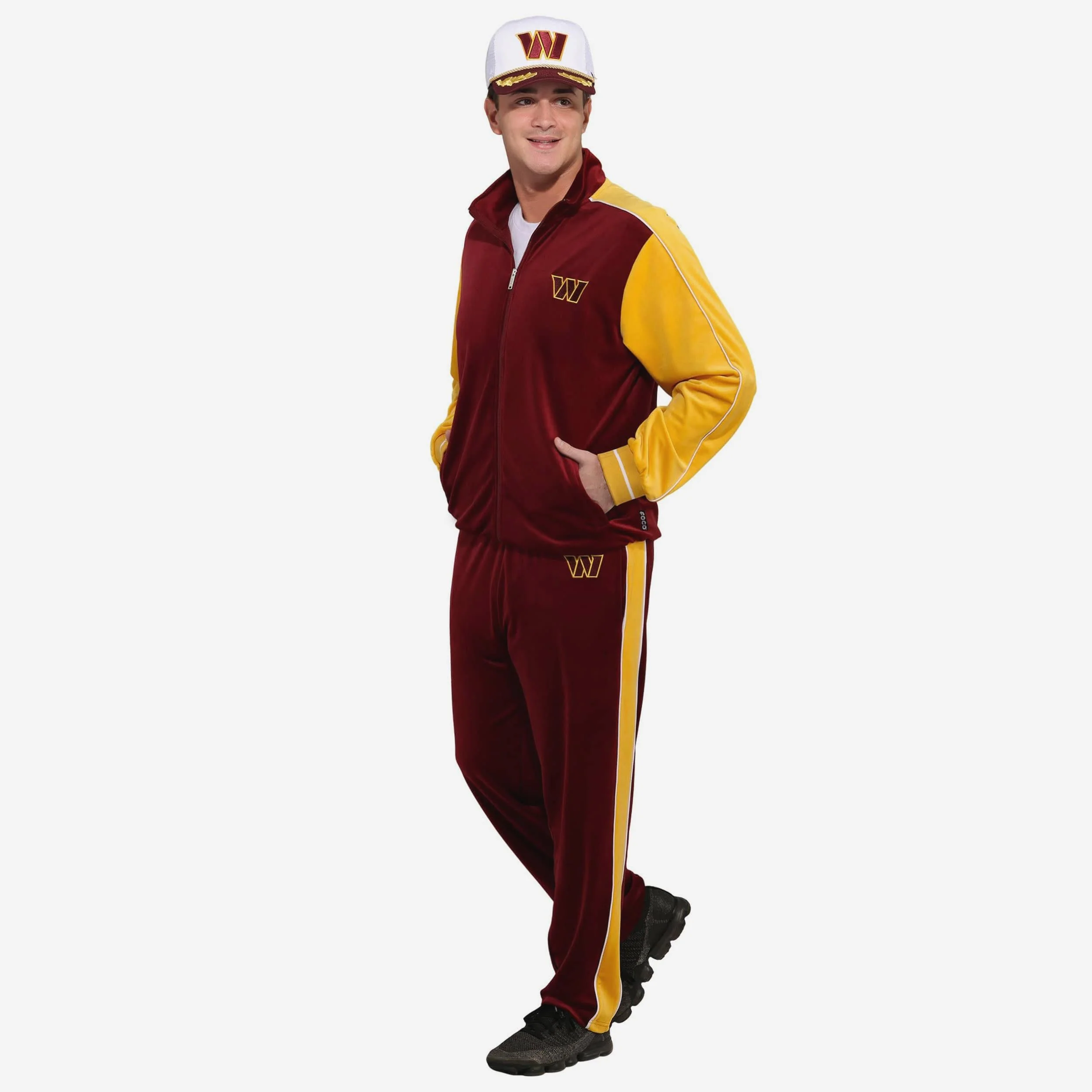 Washington Commanders Two Tone Velour Pants - Image 5