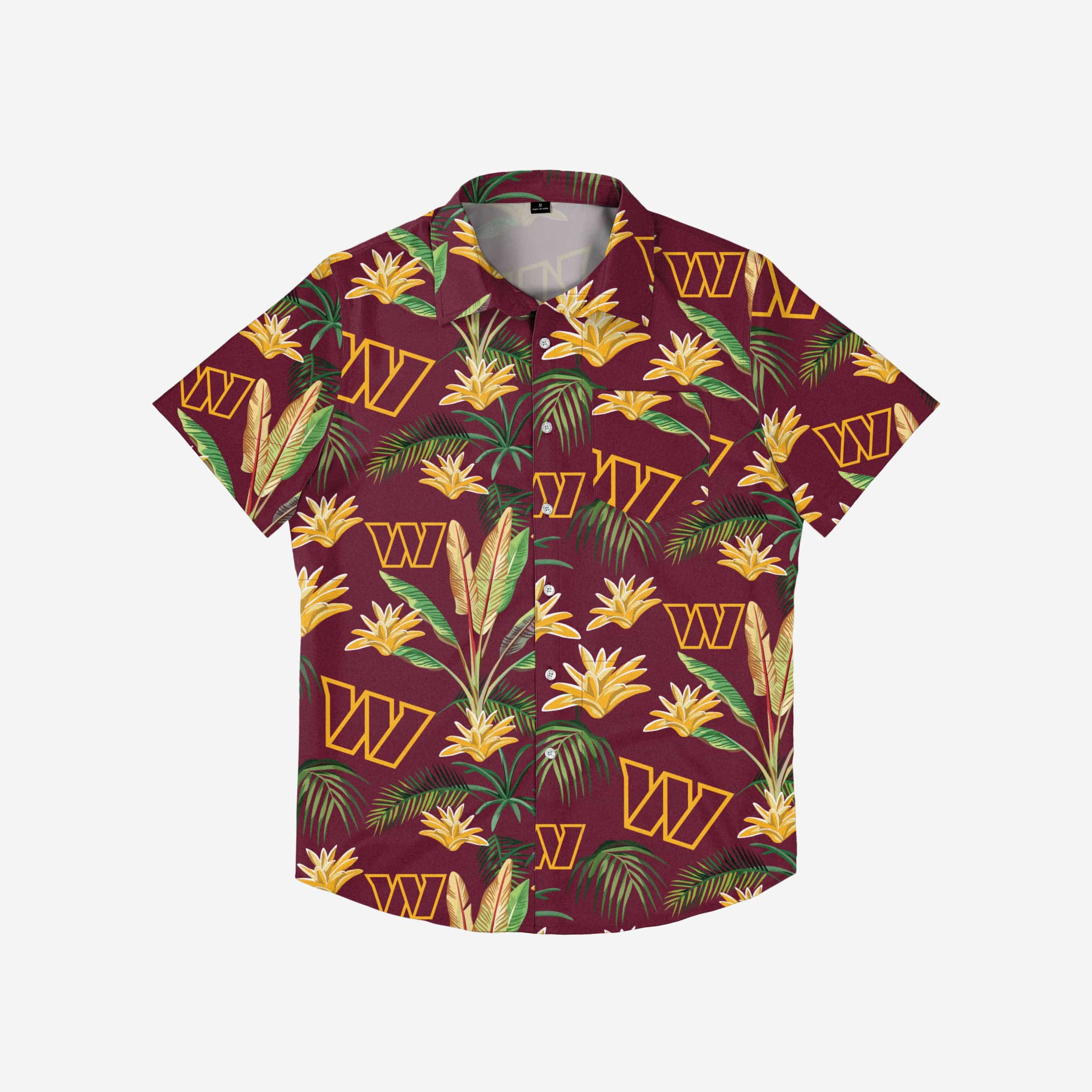 Washington Commanders Victory Vacay Button Up Shirt - Image 4