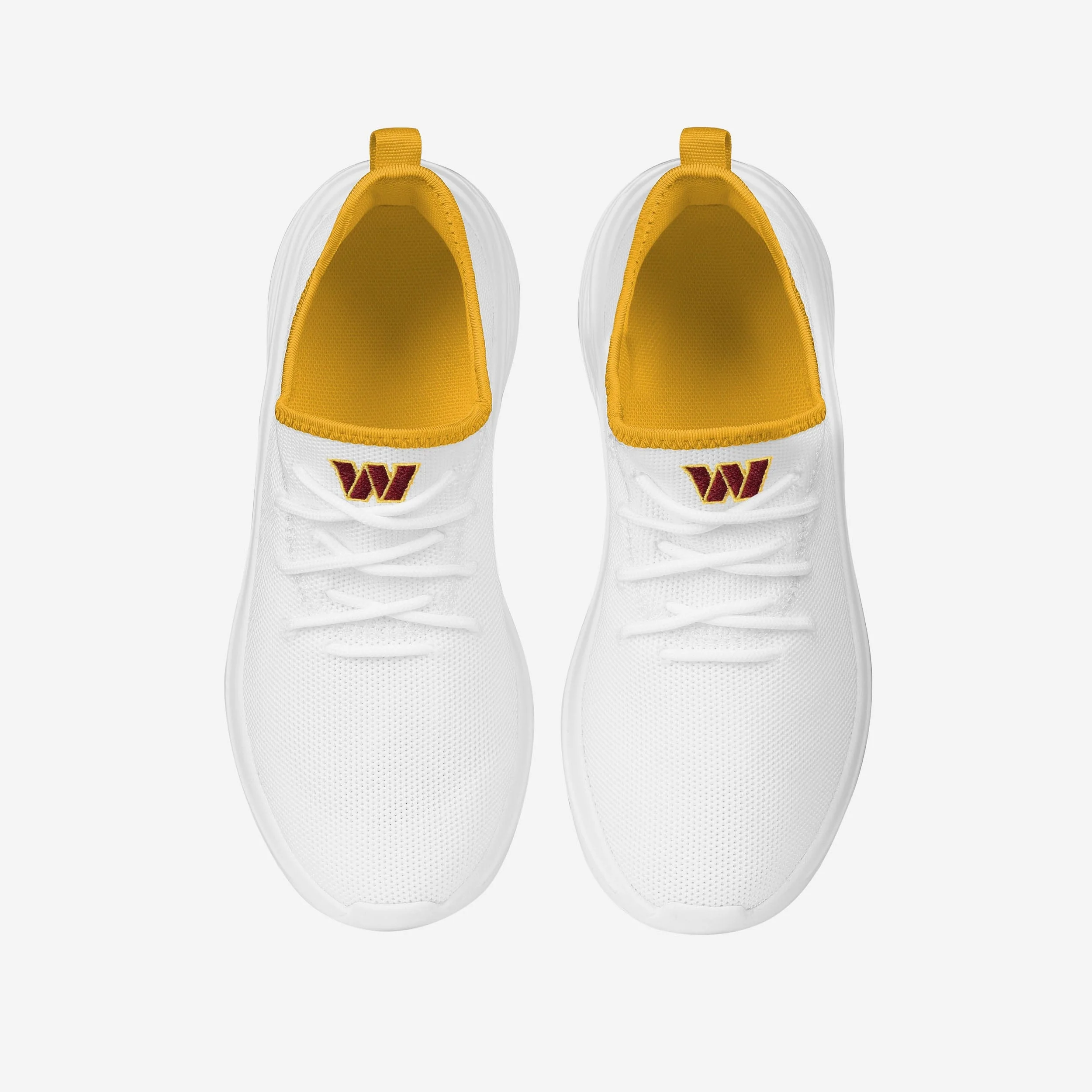 Washington Commanders Womens Midsole White Sneakers - Image 4