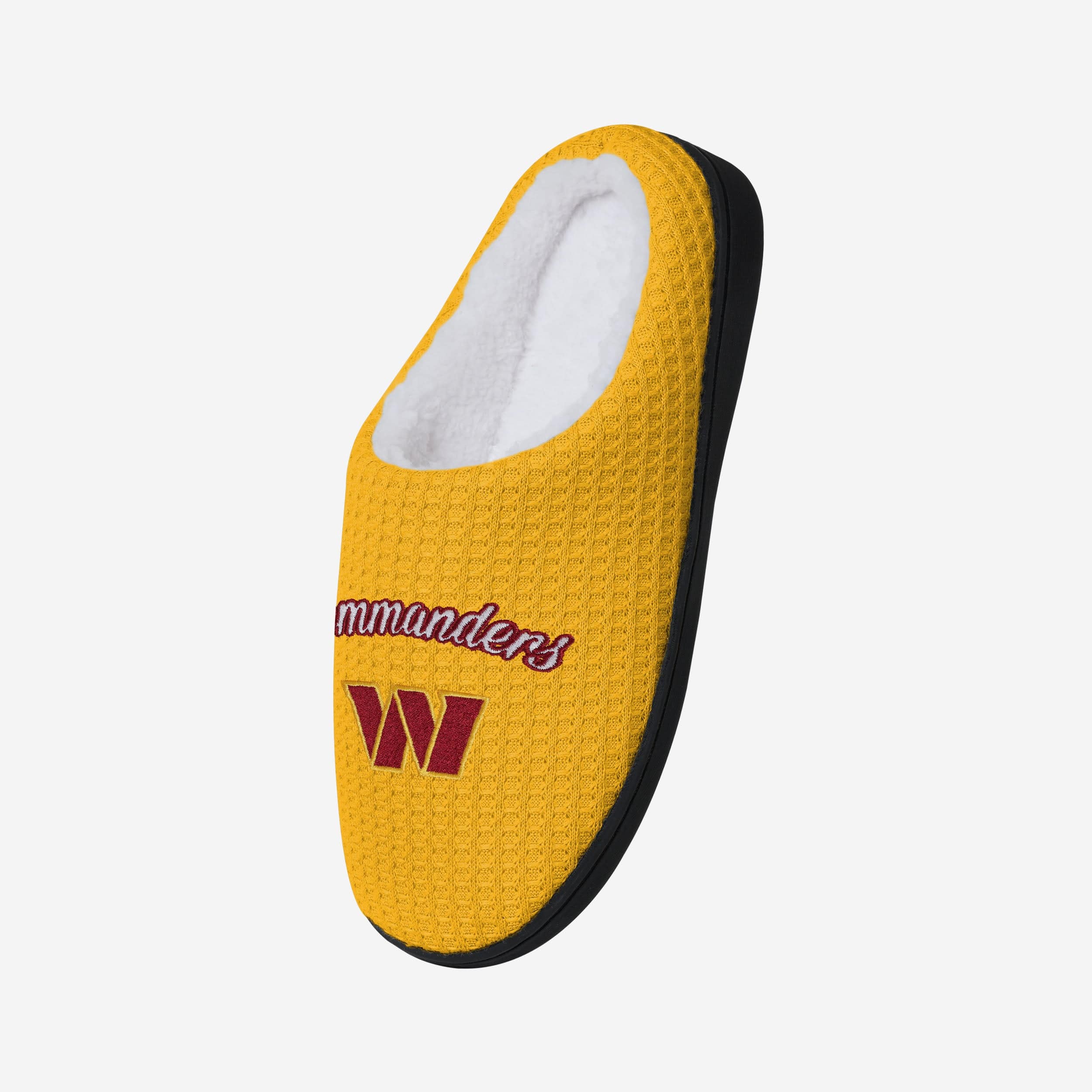 Washington Commanders Womens Sherpa Lined Memory Foam Slipper - Image 3