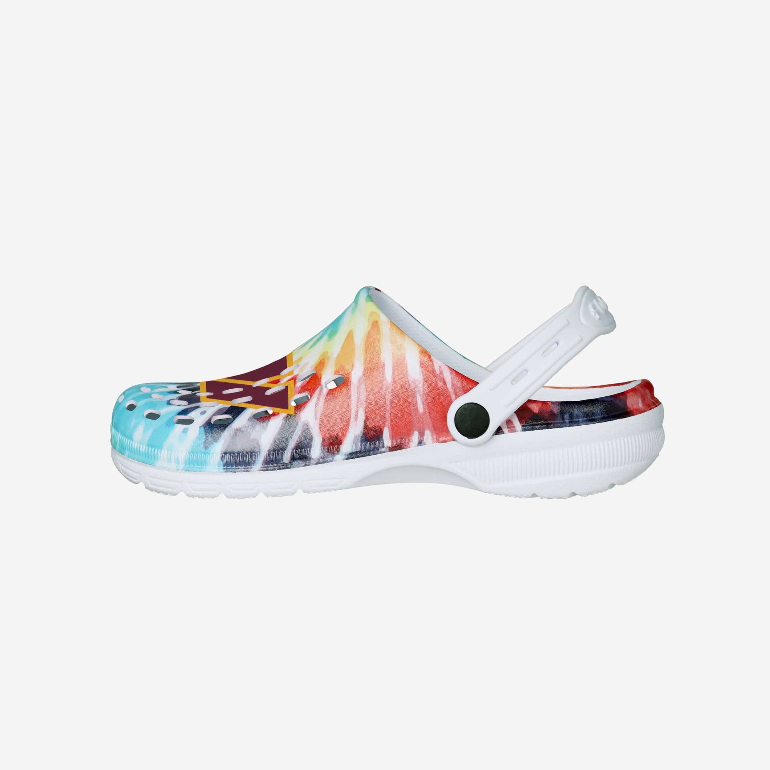 Washington Commanders Womens Tie-Dye Clog With Strap