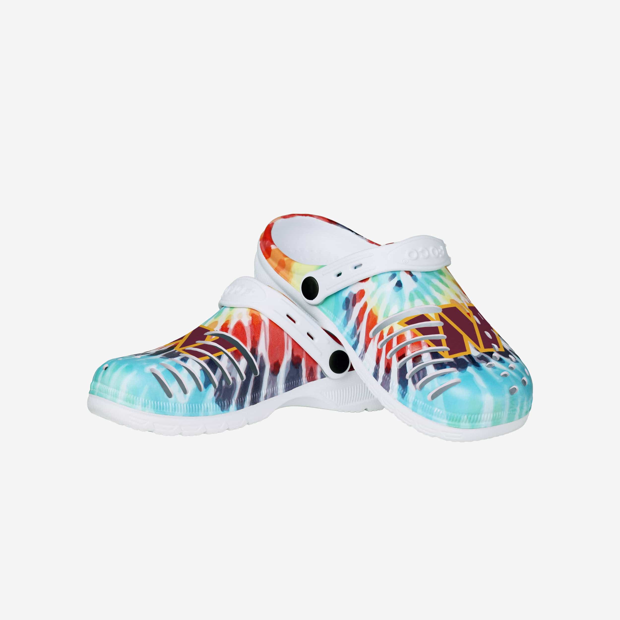 Washington Commanders Womens Tie-Dye Clog With Strap - Image 3