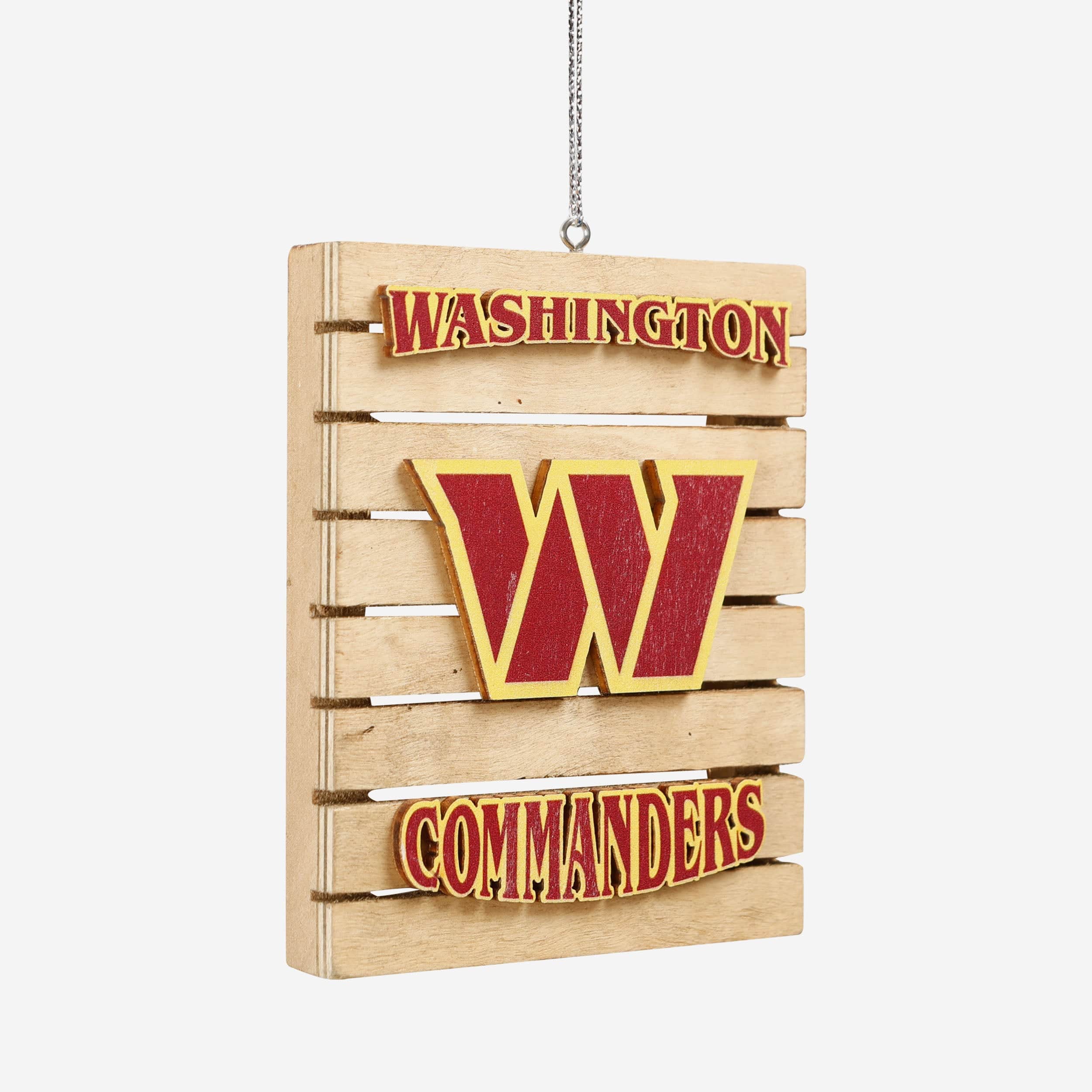 Washington Commanders Wood Pallet Sign Ornament - Image 2