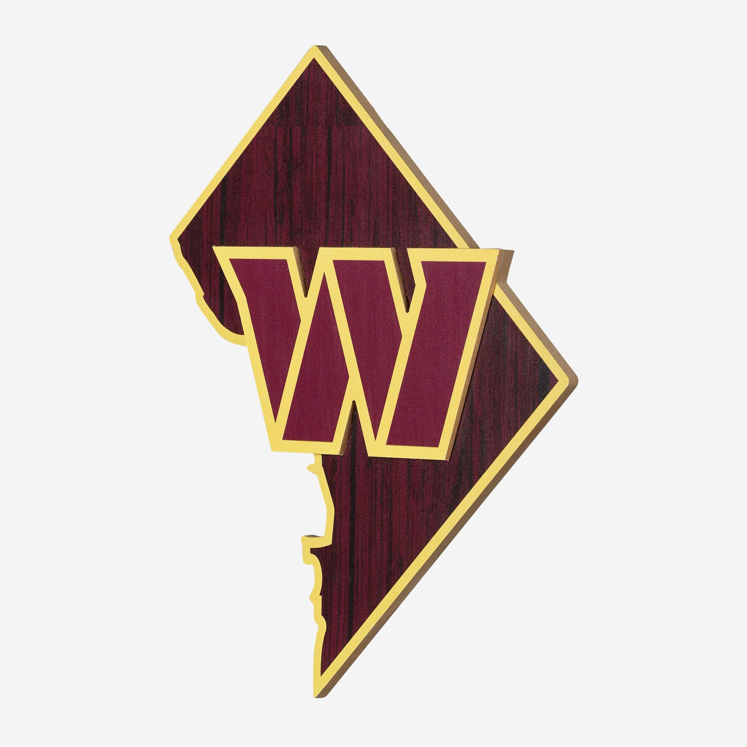 Washington Commanders Wood State Sign - Image 2