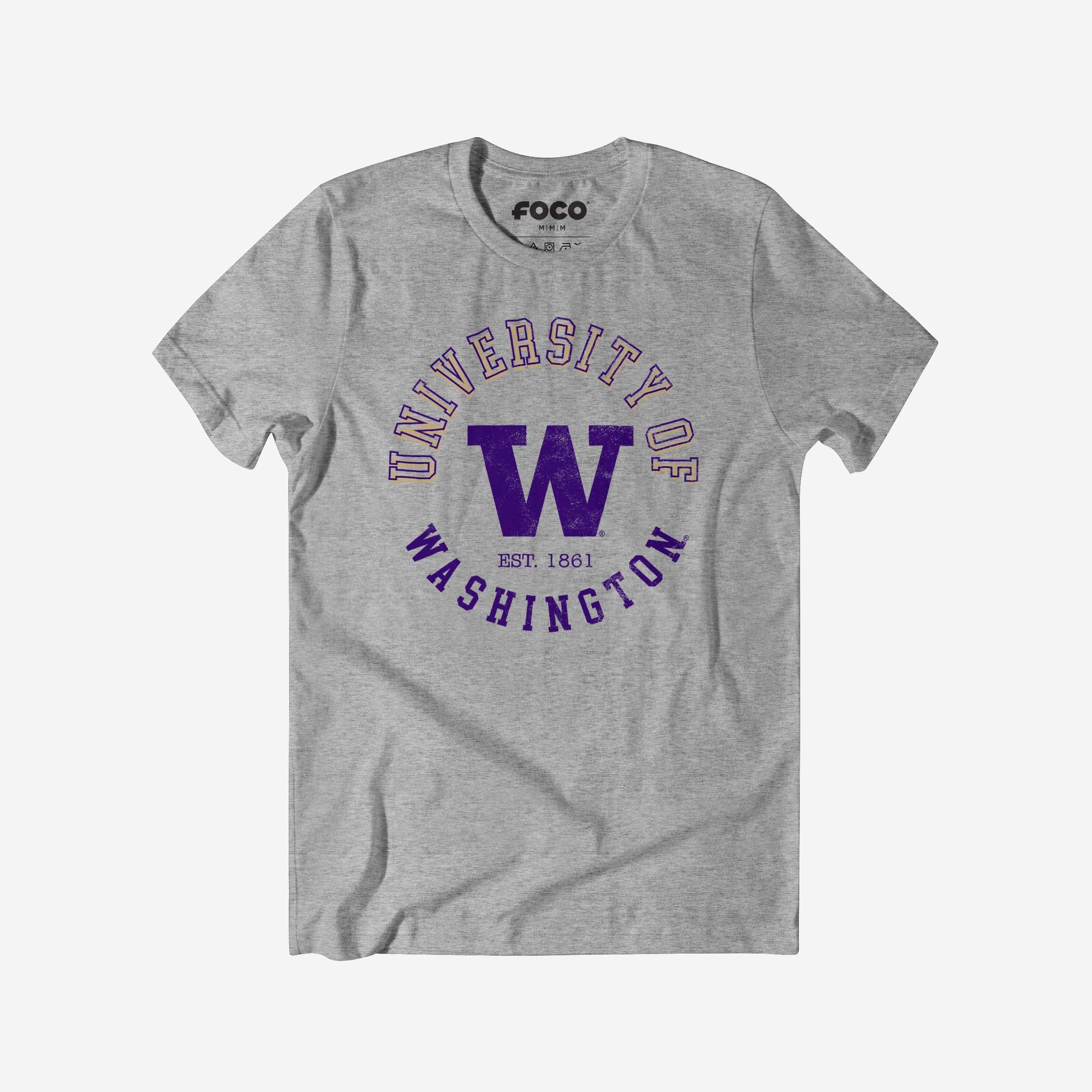 Washington Huskies Circle Vintage T-Shirt