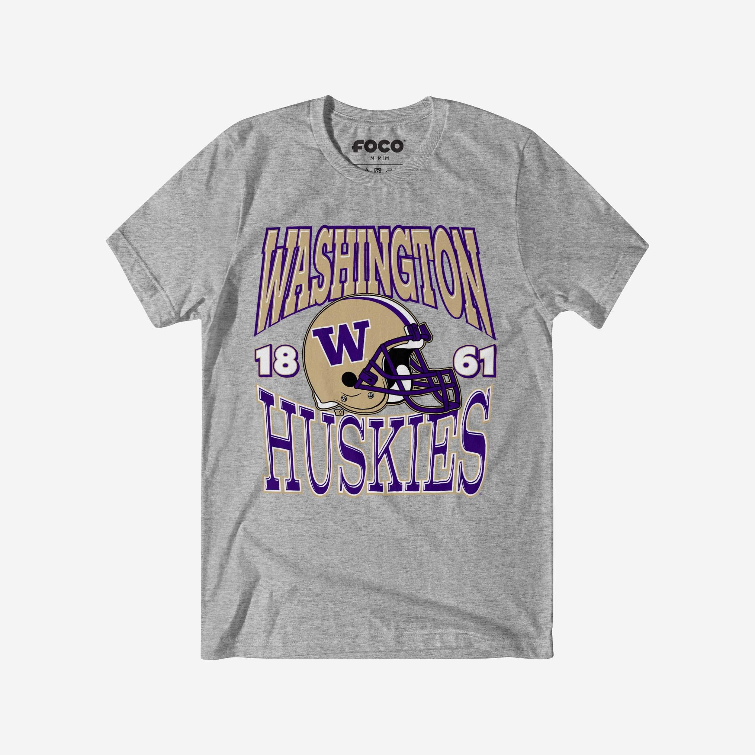 Washington Huskies Classic Team Helmet T-Shirt