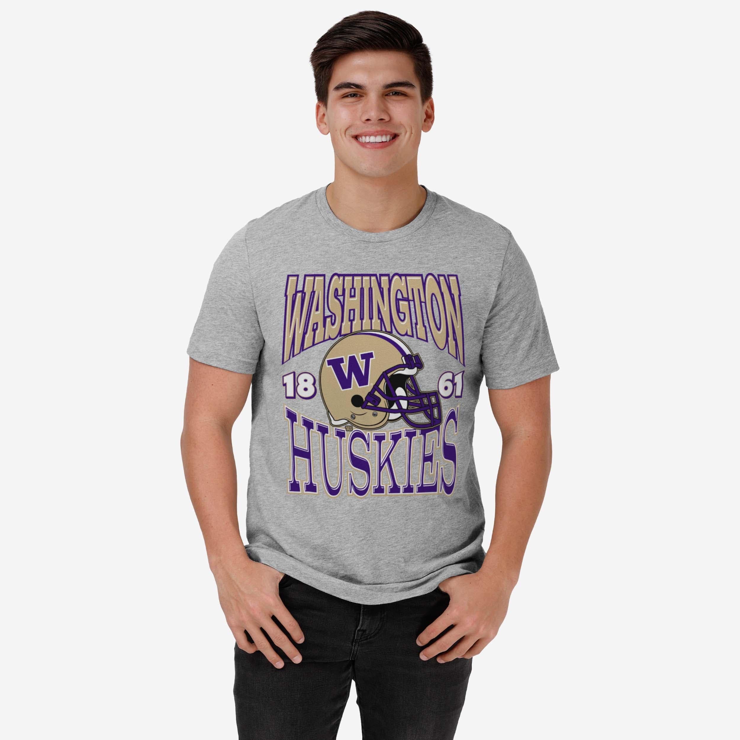 Washington Huskies Classic Team Helmet T-Shirt - Image 2